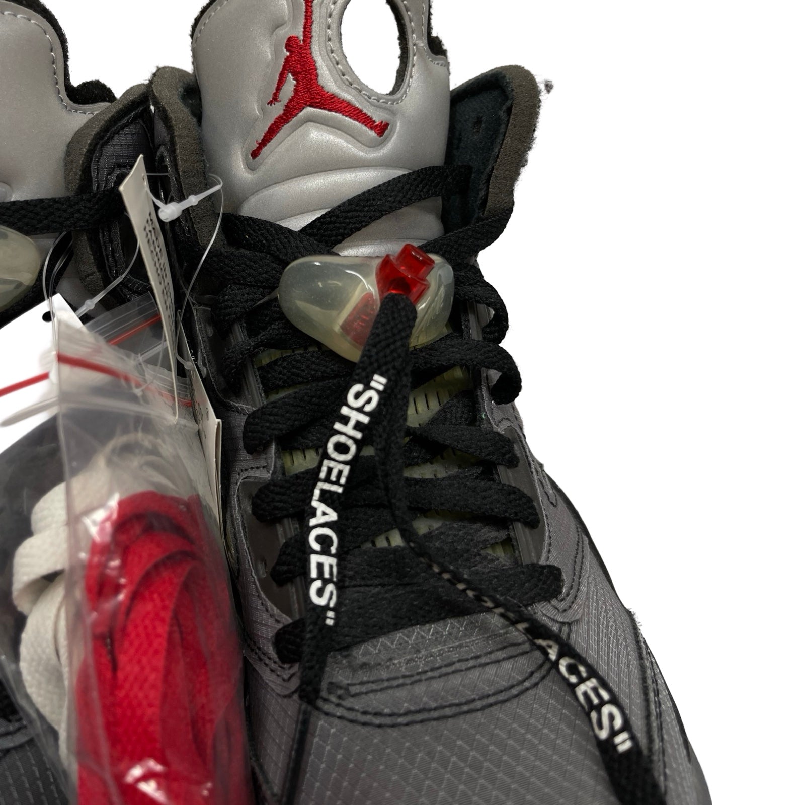 OFF WHITE×Air Jordan 2020AW 5 Retro SP CT8480 001 Size US8(26cm)