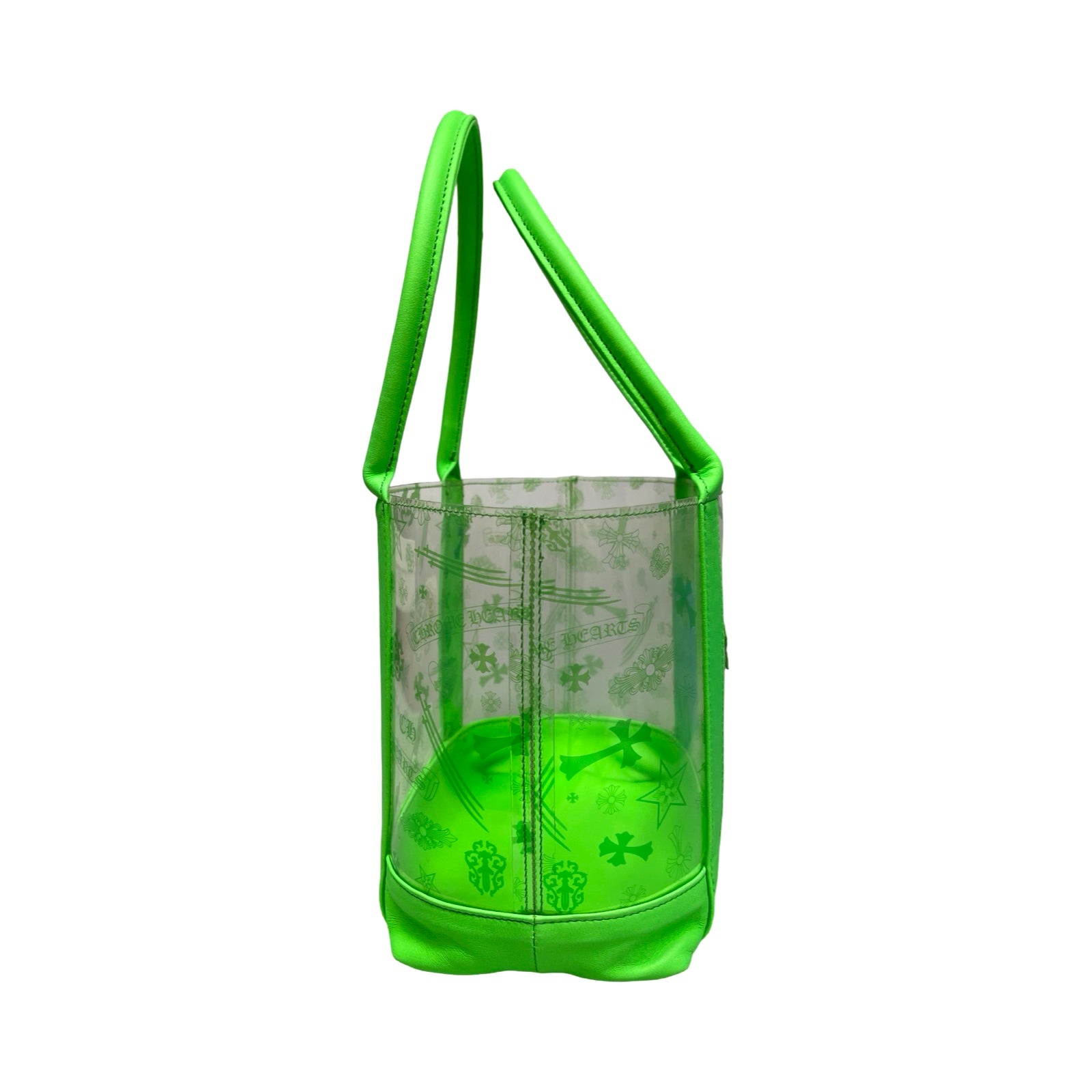 CHROME HEARTS PVC Cross Patch Mini Tote Bag