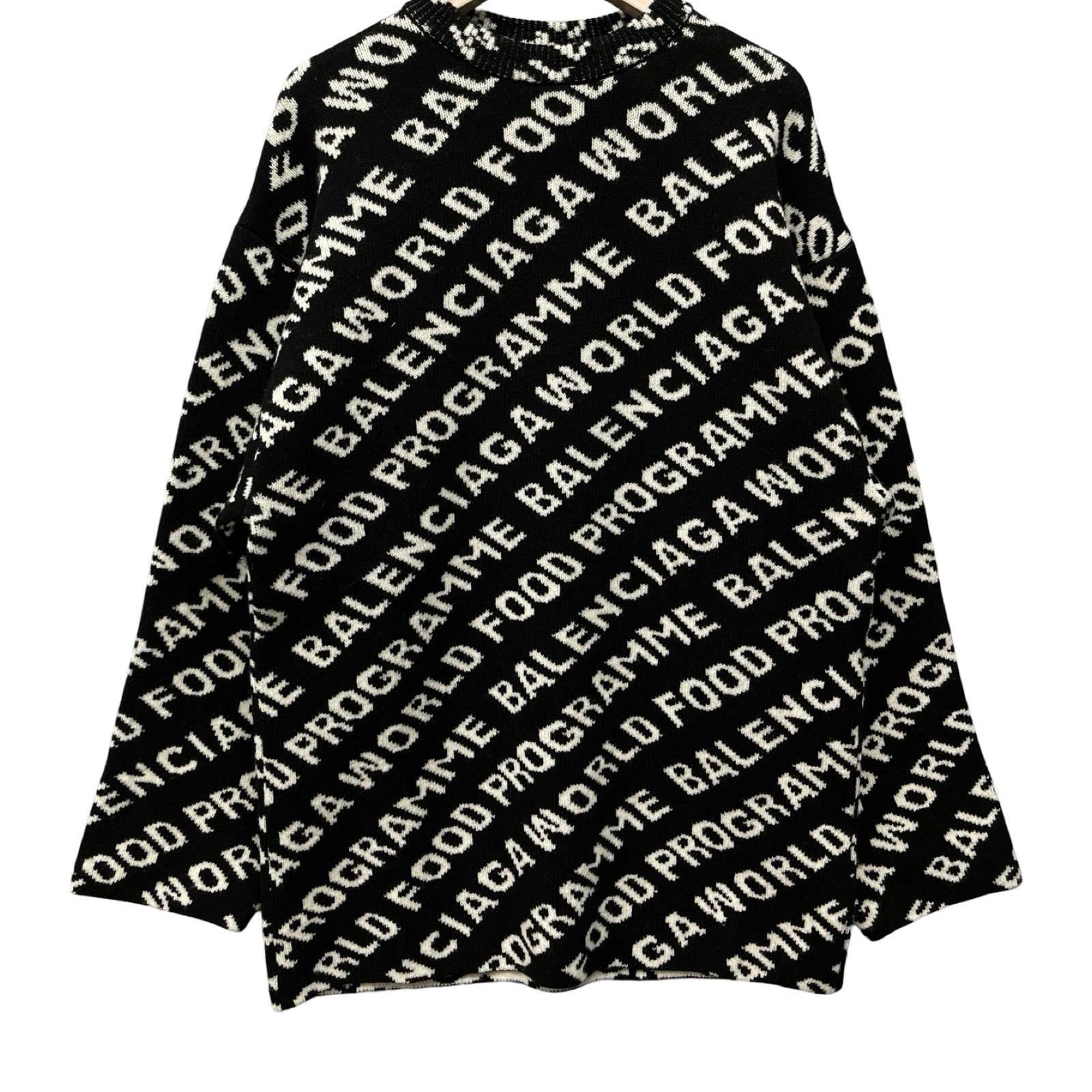 BALENCIAGA 2020AW World Food Programme Sweater 612957 T1565 Size S