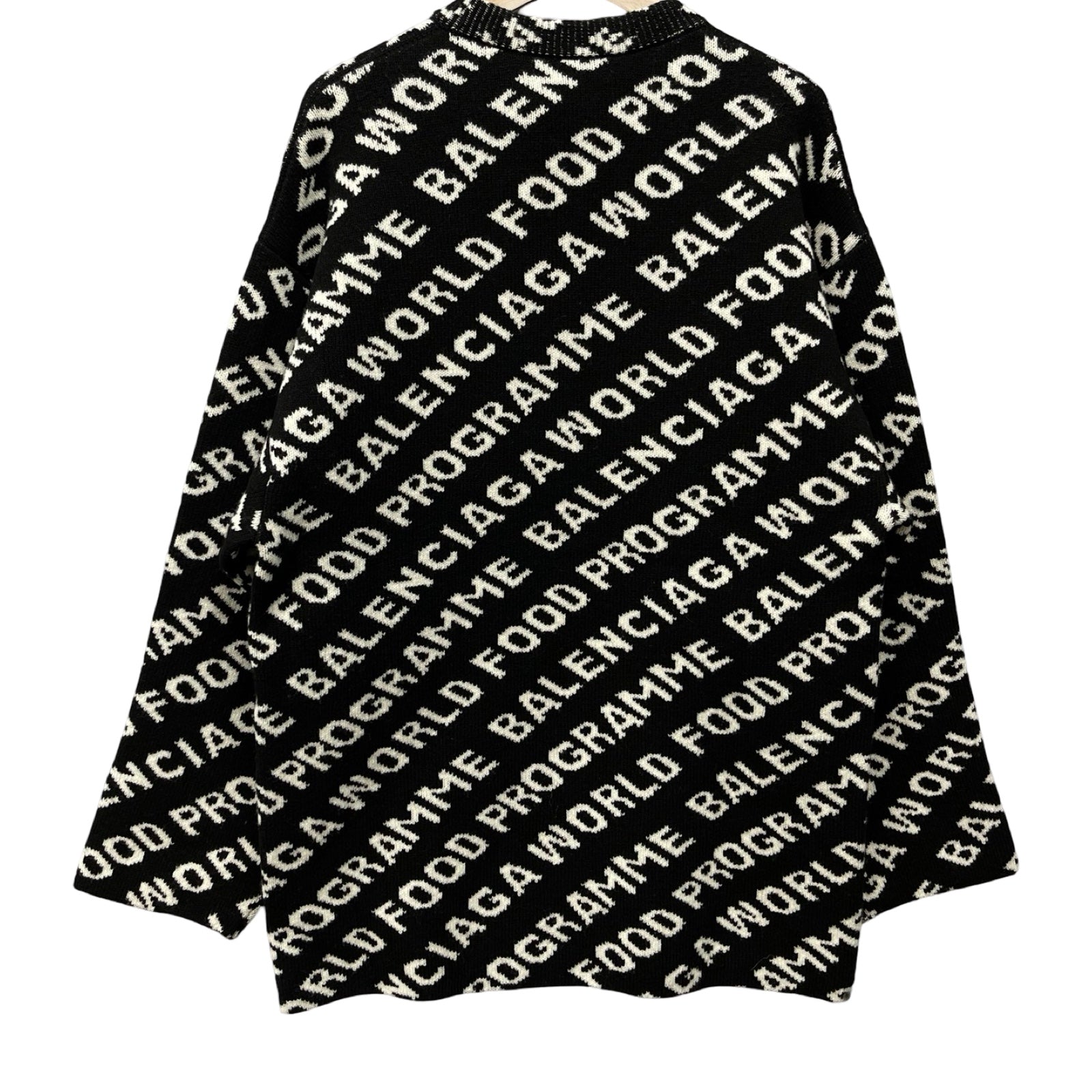 BALENCIAGA 2020AW World Food Programme Sweater 612957 T1565 Size S
