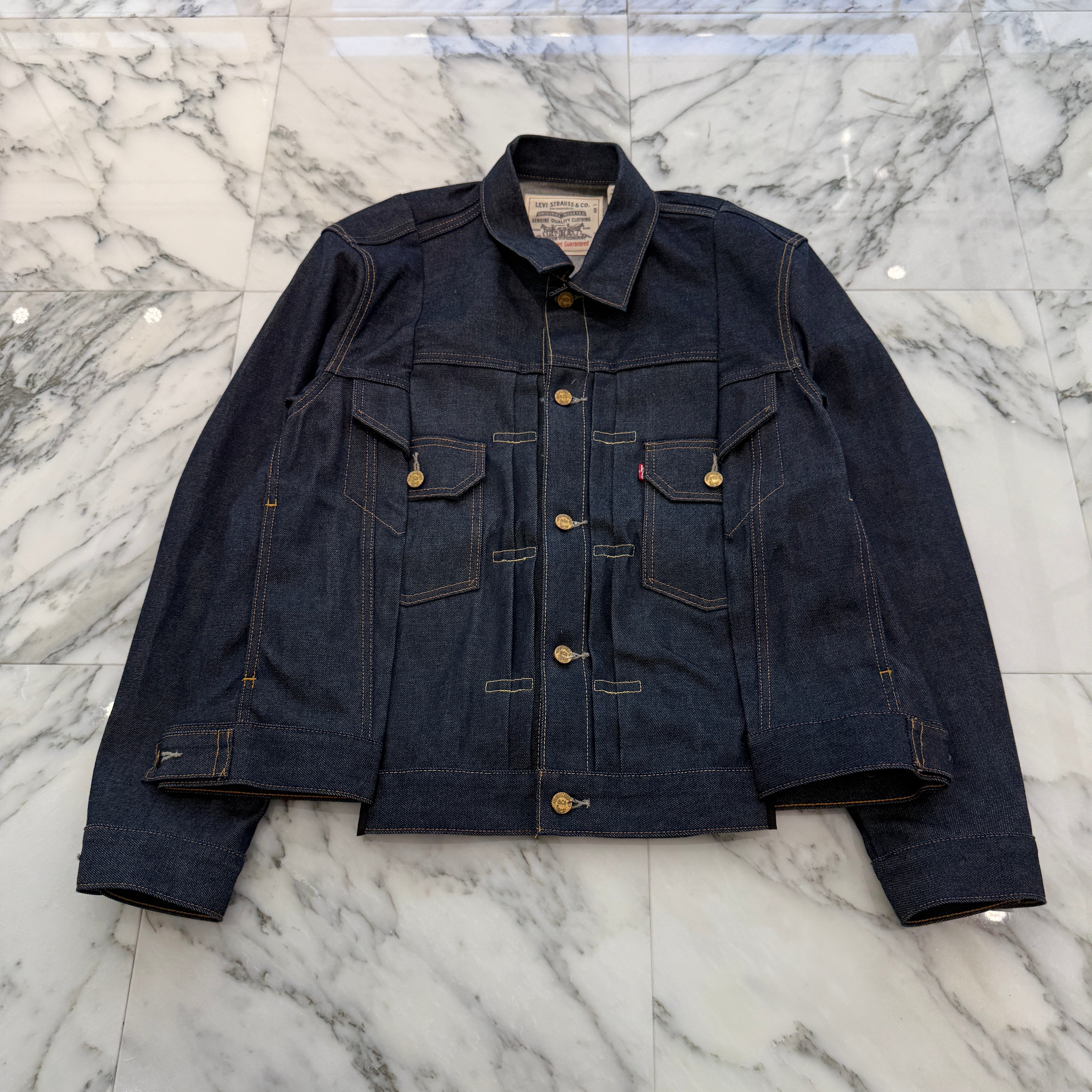 sacai サカイ　美品✰コレクション　デニム　ドッキング　ジャケット sacai 美品 21SS サカイ デニムドッキング ブルゾン ジャケット