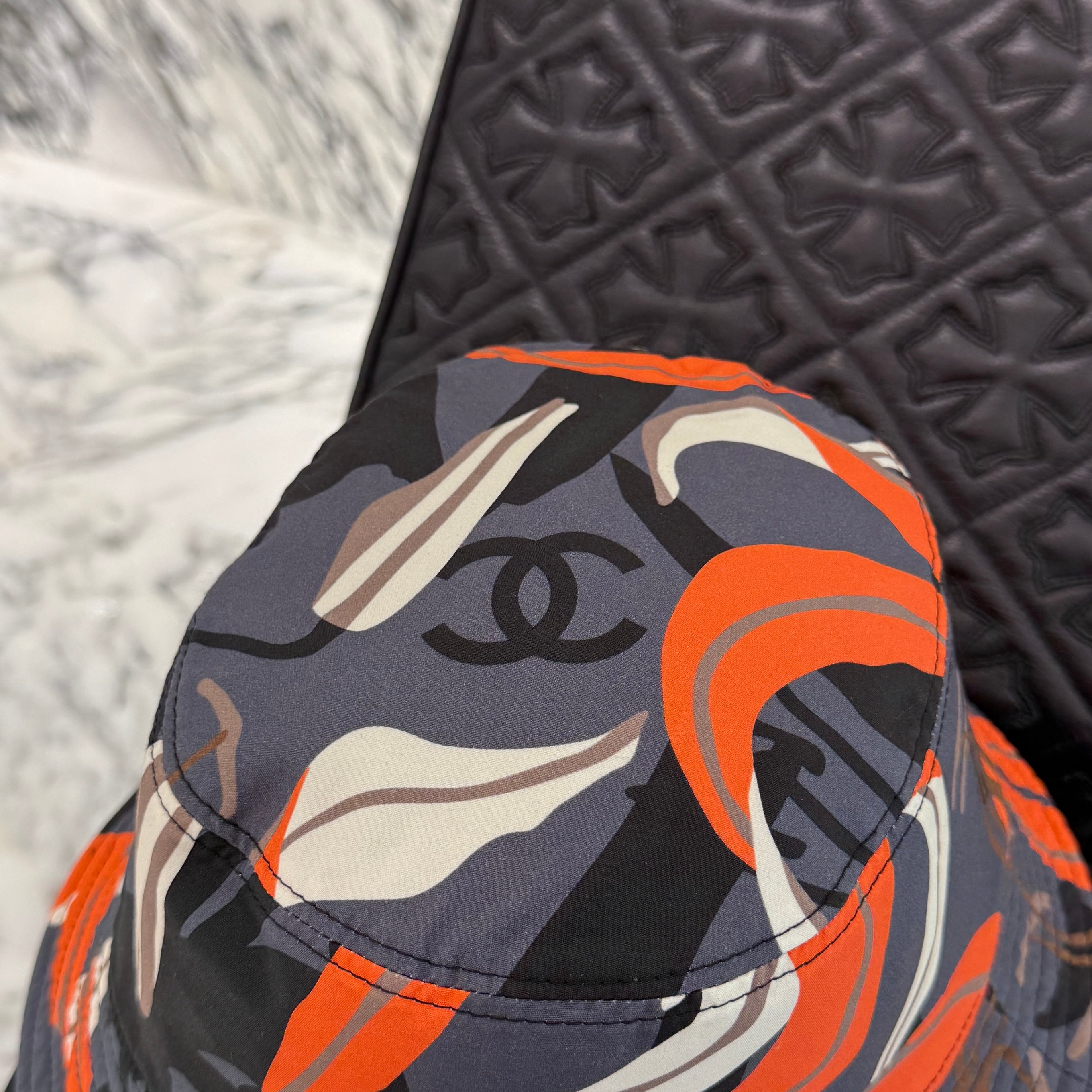 CHANEL 2023AW Coco Mark Reversible Bucket Hat Size ONE SIZE