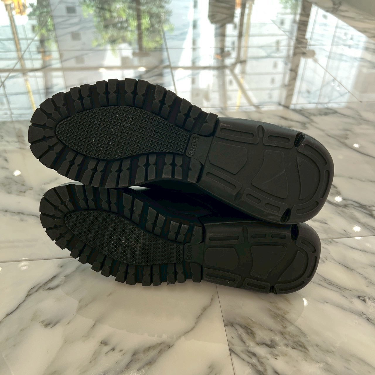 DIOR Side Zip Leather Short Boots 20EBM Size 42（27cm）ディオール サイドジップ レザーショートブーツ サイズ42(27cm)