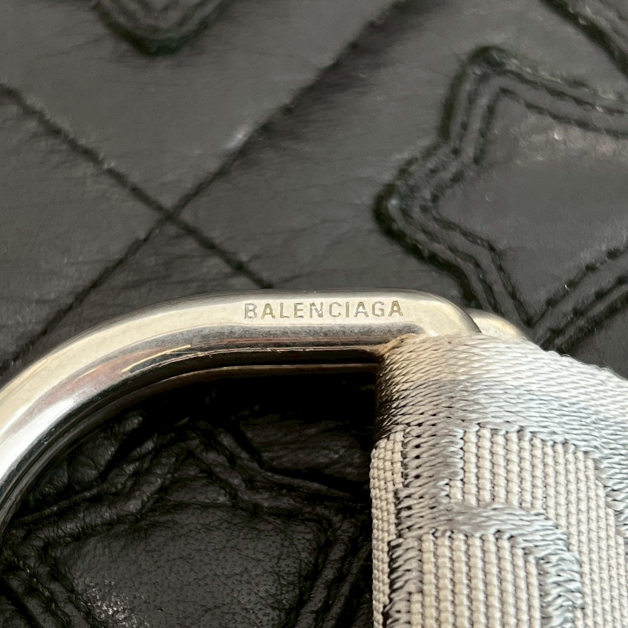 BALENCIAGA 2024AW Double Ring Nylon Belt 7944852AA381461 バレンシアガ ダブルリング ナイロンベルト