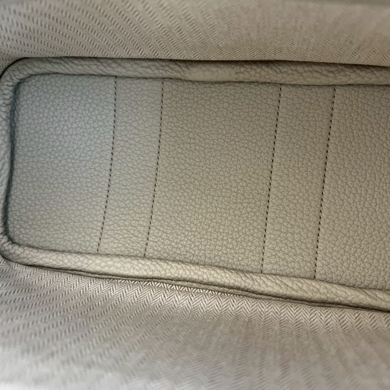 HERMES Néogarden Party TTPM "Béton" Leather Hand Bag K刻印 エルメス ネオガーデンパーティ TTPM "ベトン" レザーハンドバッグ K刻印