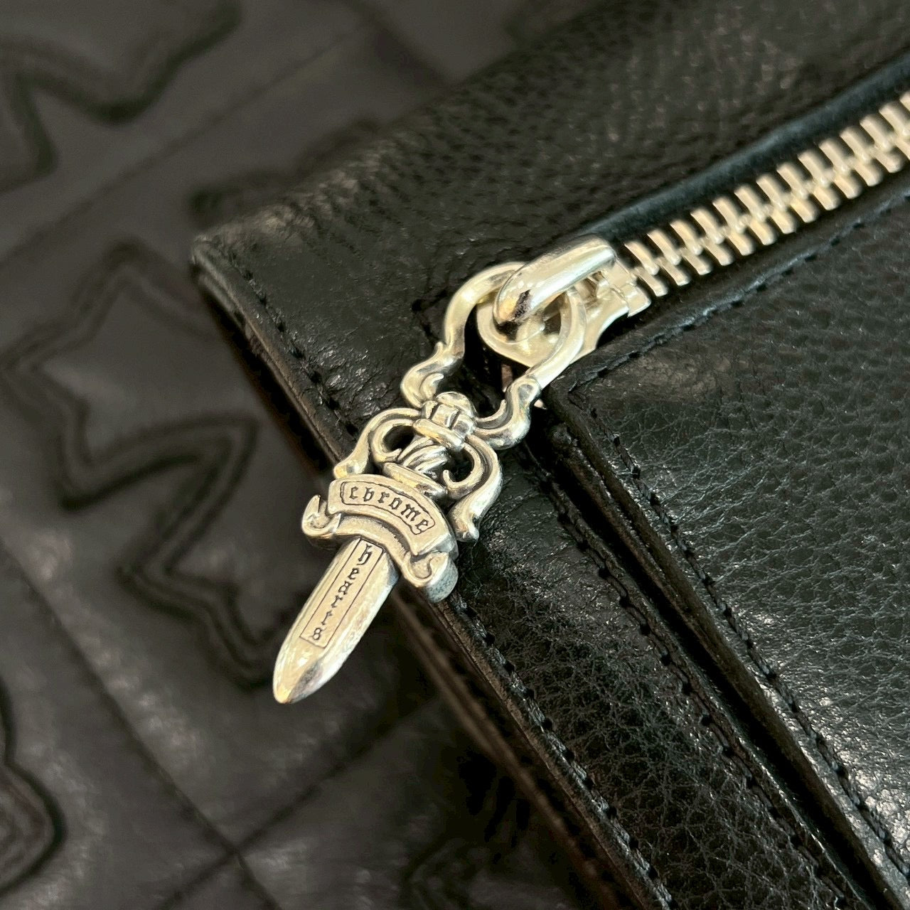 CHROME HEARTS Wave Mini Cross Ball Wallet クロムハーツ ウェーブ ミニ クロスボール ウォレット
