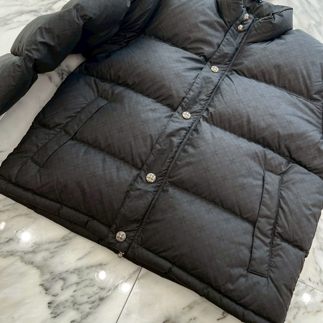 CHROME HEARTS CH Plus Stiff Down Jacket Size S クロムハーツ CHプラス スティッフ ダウンジャケット サイズS