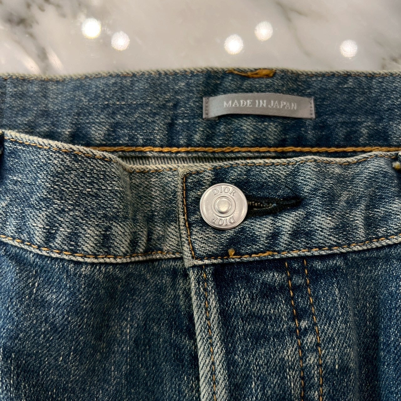 DIOR 2023SS ATELIER Embroidery Slim Fit Denim Pants 213DS15AY988 Size 34 ディオール アトリエ刺繍 スリムフィット デニムパンツ サイズ34