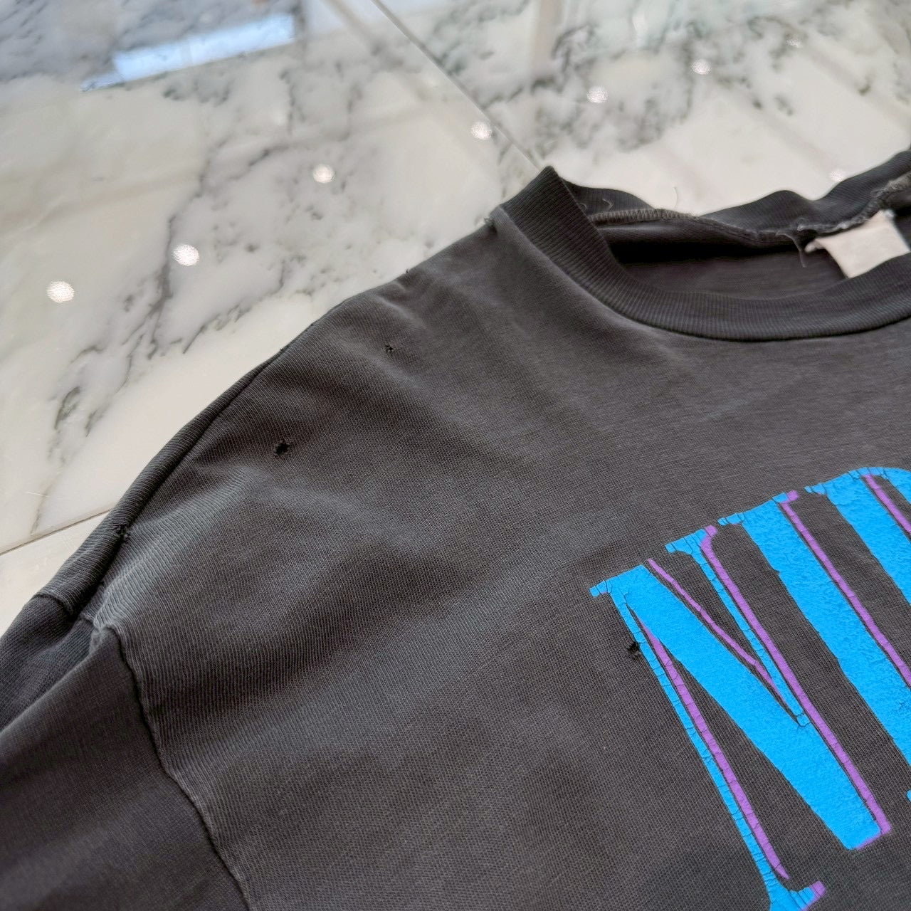 Vintage 90's Nirvana "1987-1994" Memorial Bootleg Long Sleeve Tee 90's ニルヴァーナ "1987-1994" メモリアル ブートレッグ ロングスリーブ Tシャツ