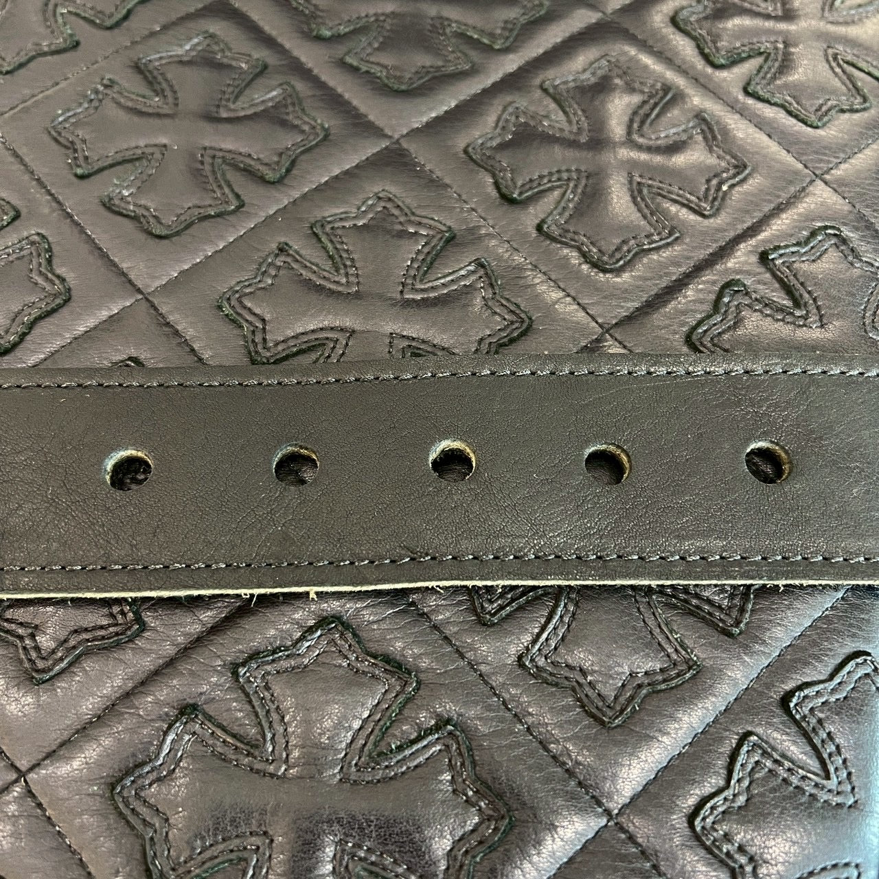 CHROME HEARTS Large Strap Star Buckle Belt Size 34 クロムハーツ ラージストラップ スターバックル ベルト サイズ34