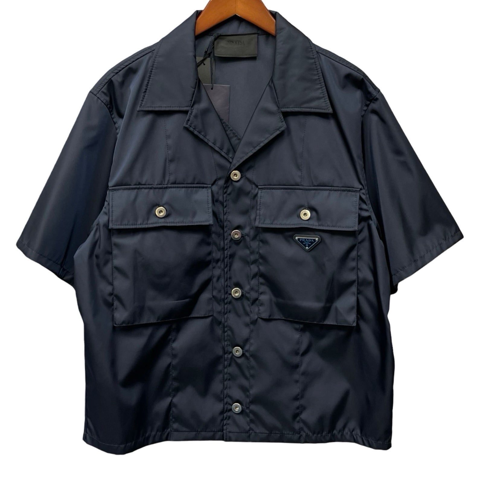 PRADA 2022SS Re-Nylon Short Sleeve Jacket S231 1WQ8 Size M