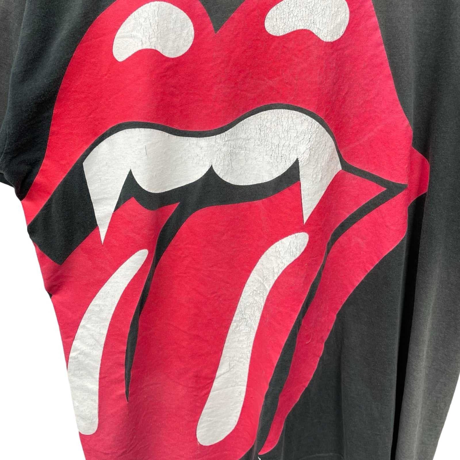 Vintage 90's The Rolling Stones Fang Lip And Tongue S/S Tee