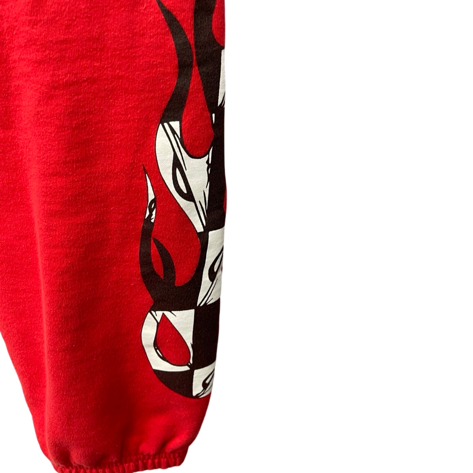 CHROME HEARTS × MATTY BOY Side Flame Print Sweat Long Pants Size S