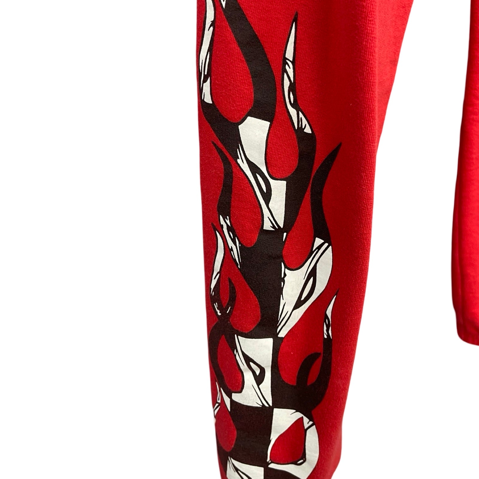 CHROME HEARTS × MATTY BOY Side Flame Print Sweat Long Pants Size S