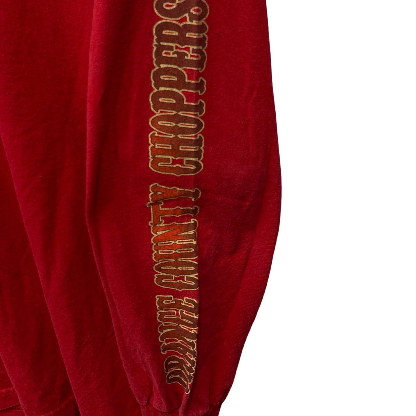 Vintage 90's Harley-Davidson "ORANGE COUNTY" 2 Wheels Forever 1999 L/S Tee Size L