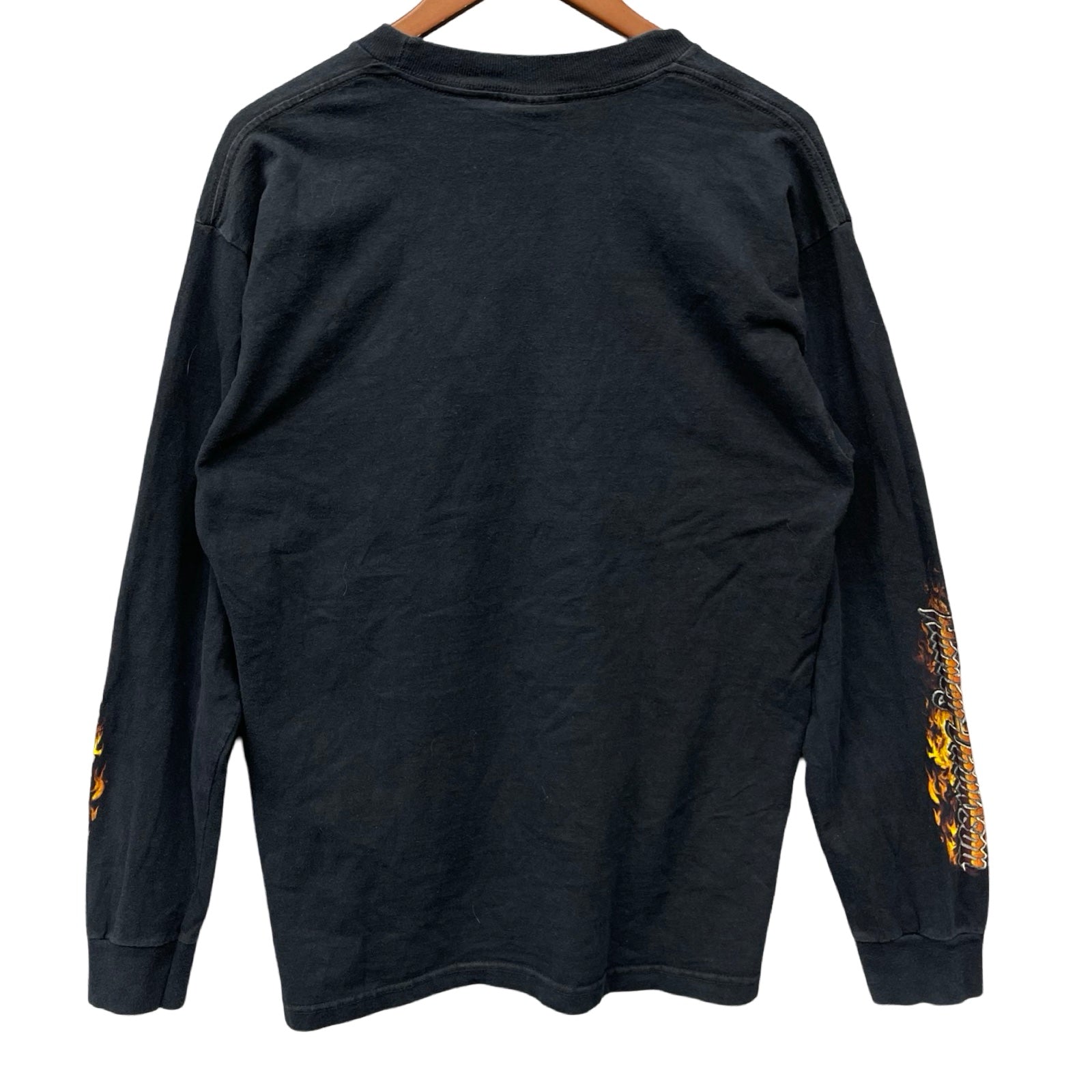 Vintage 00's Harley-Davidson Burning Emblem L/S Tee Size L