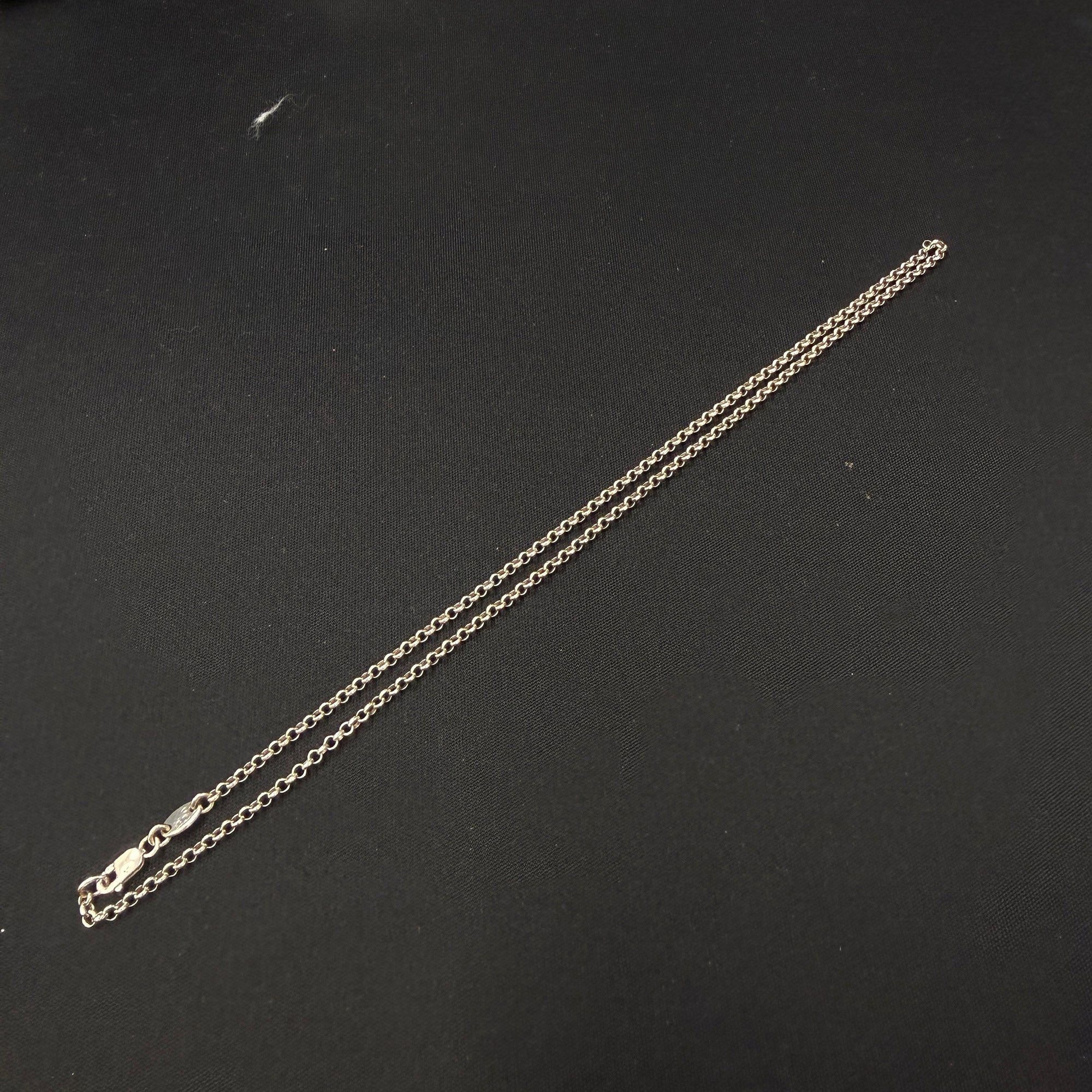 CHROME HEARTS Roll Chain Necklace Size 16 Inch クロムハーツ ロールチェーン ネックレス サイズ16インチ