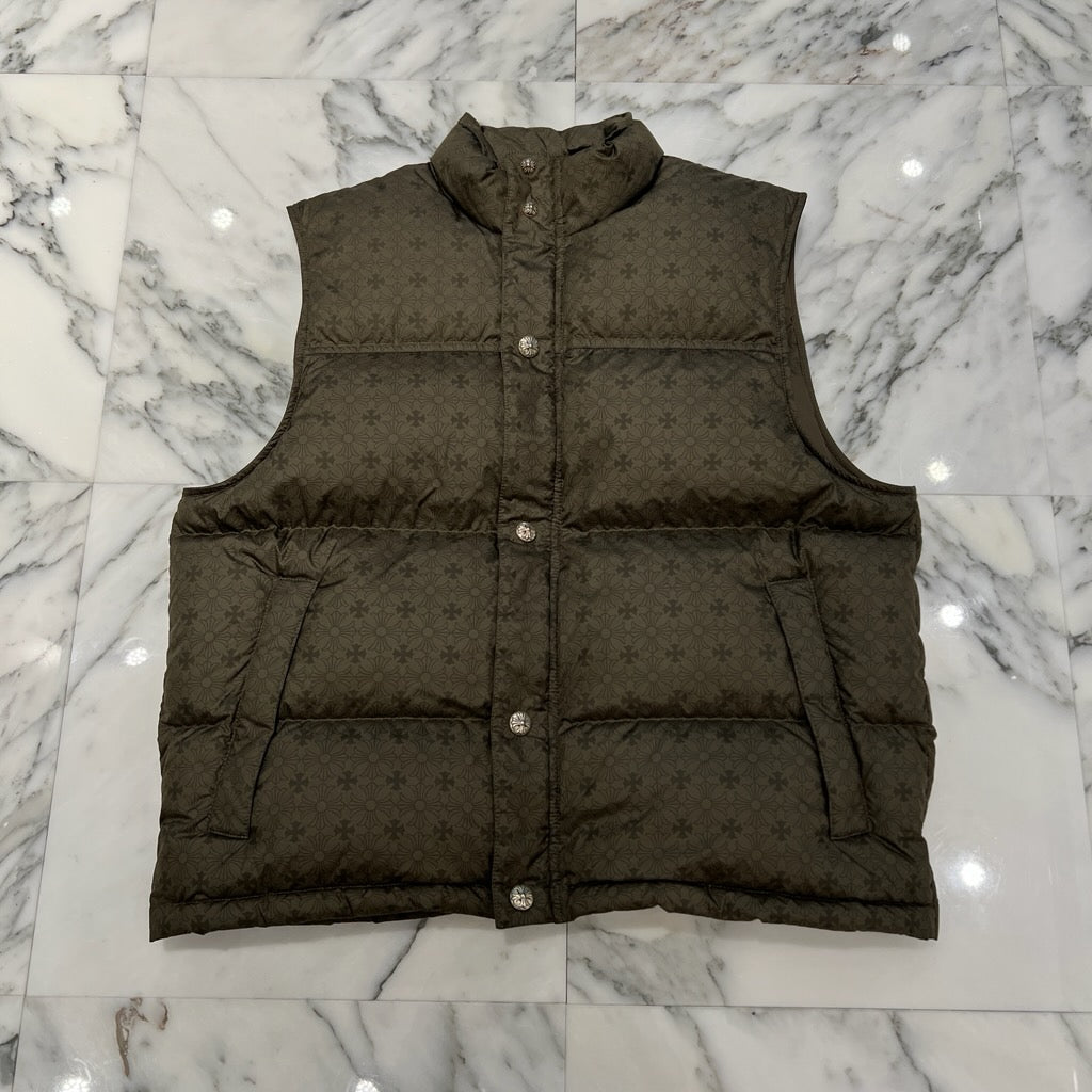 CHROME HEARTS CH Plus Stiff Down Vest Size M クロムハーツ CHプラス スティッフ ダウンベスト サイズM