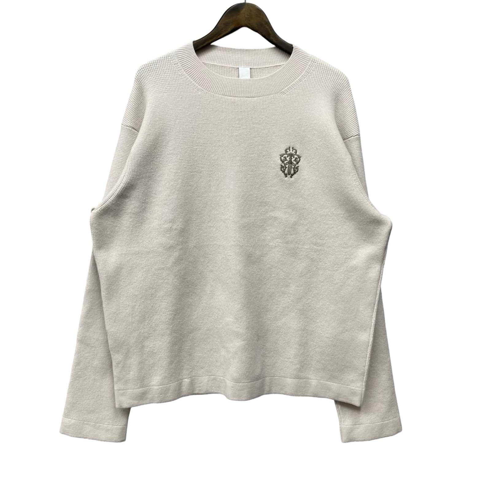 CHROME HEARTS YNOT Vine Dagger Embroidery Cashmere Sweater Size L