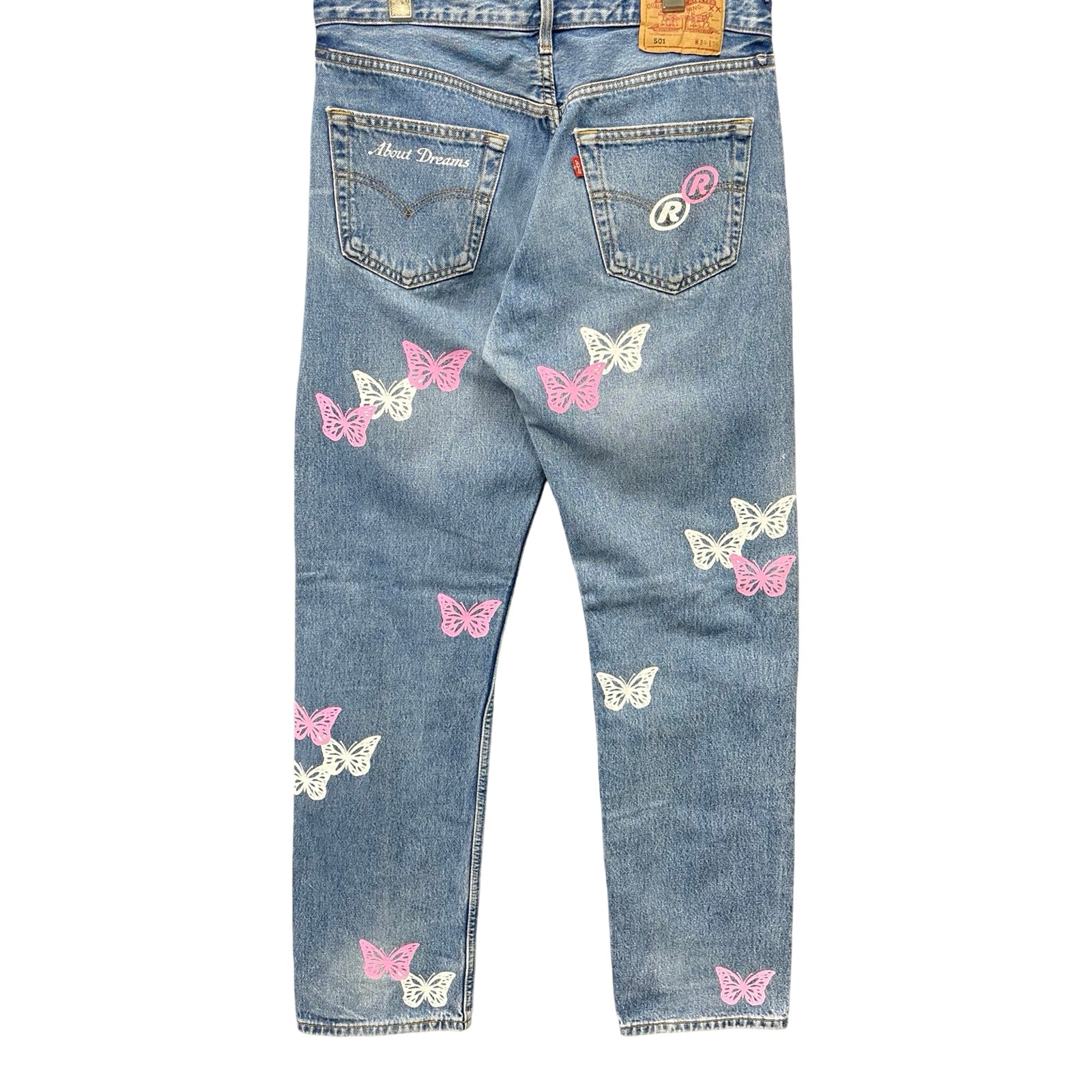 ABOUT DREAMS Butterfly Jeans Size W34 L34