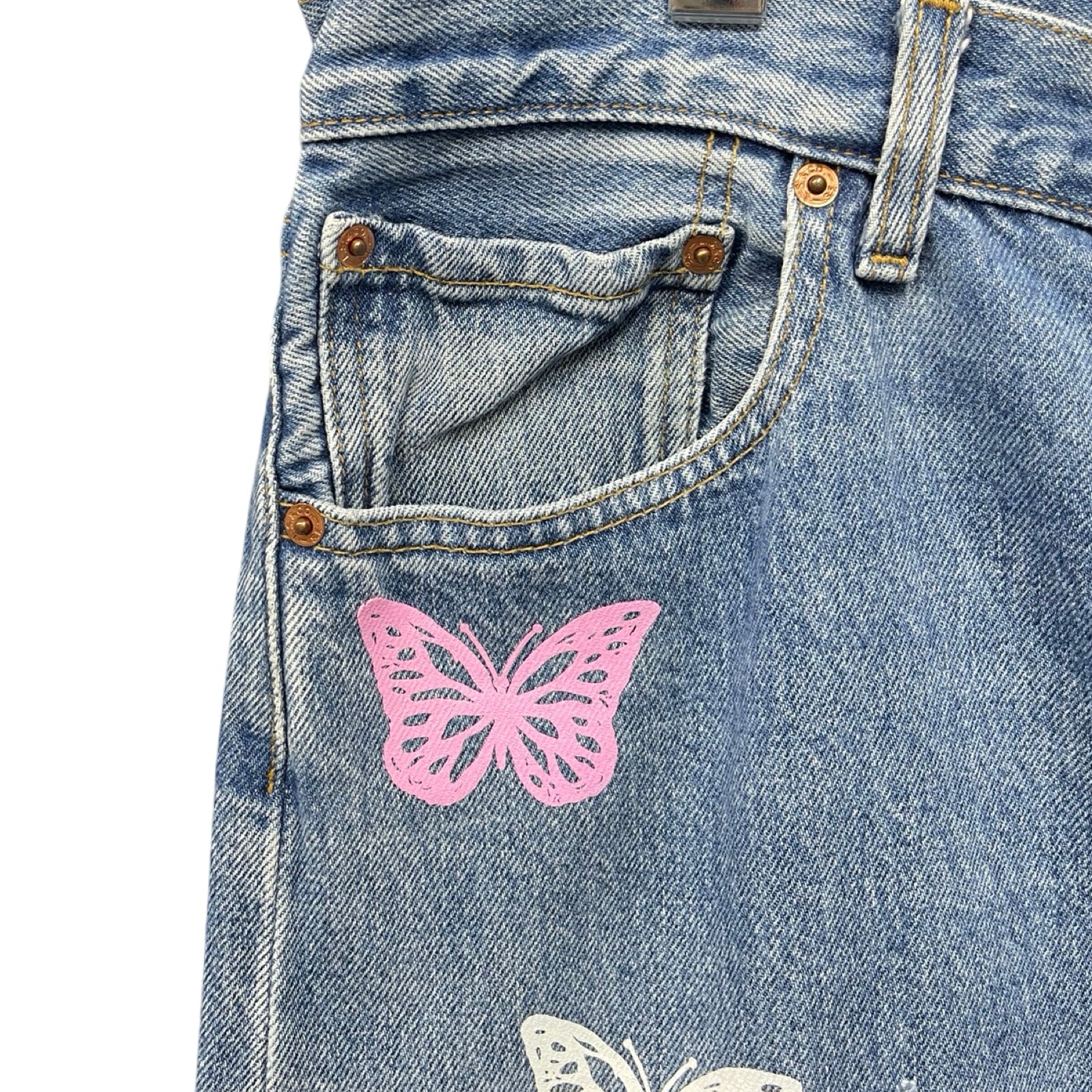 ABOUT DREAMS Butterfly Jeans Size W34 L34
