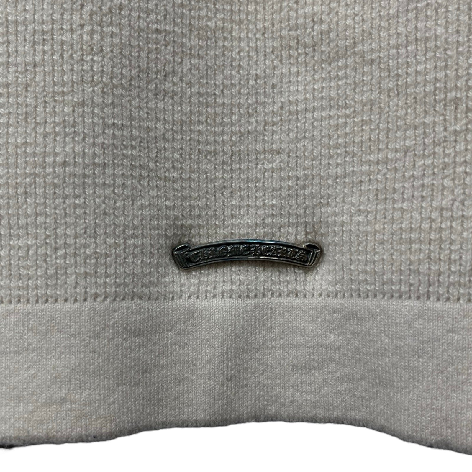 CHROME HEARTS YNOT Vine Dagger Embroidery Cashmere Sweater Size L