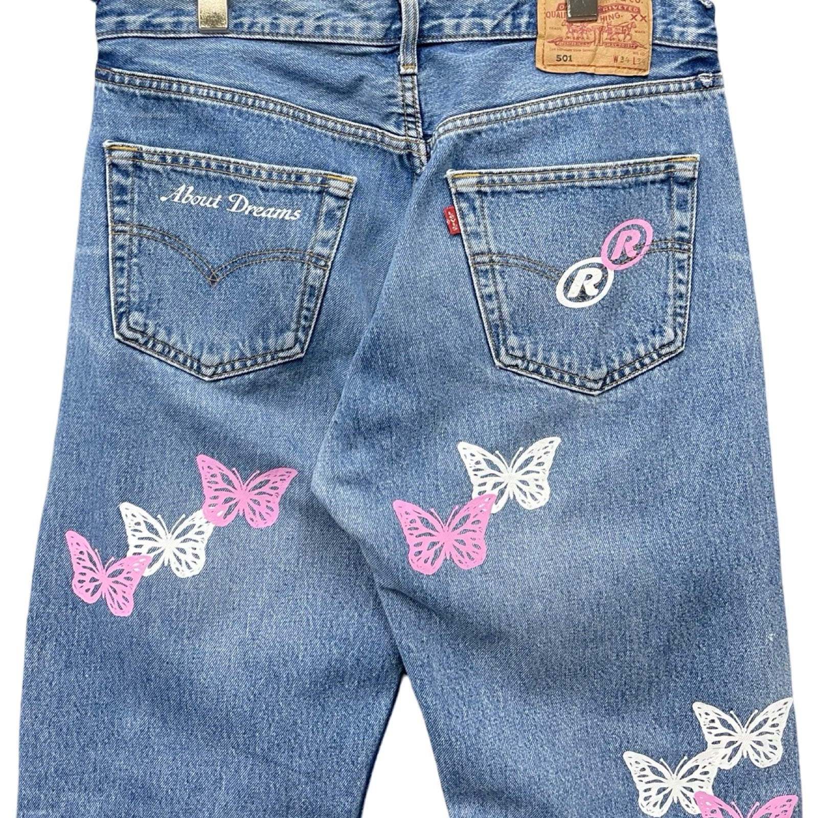 ABOUT DREAMS Butterfly Jeans Size W34 L34