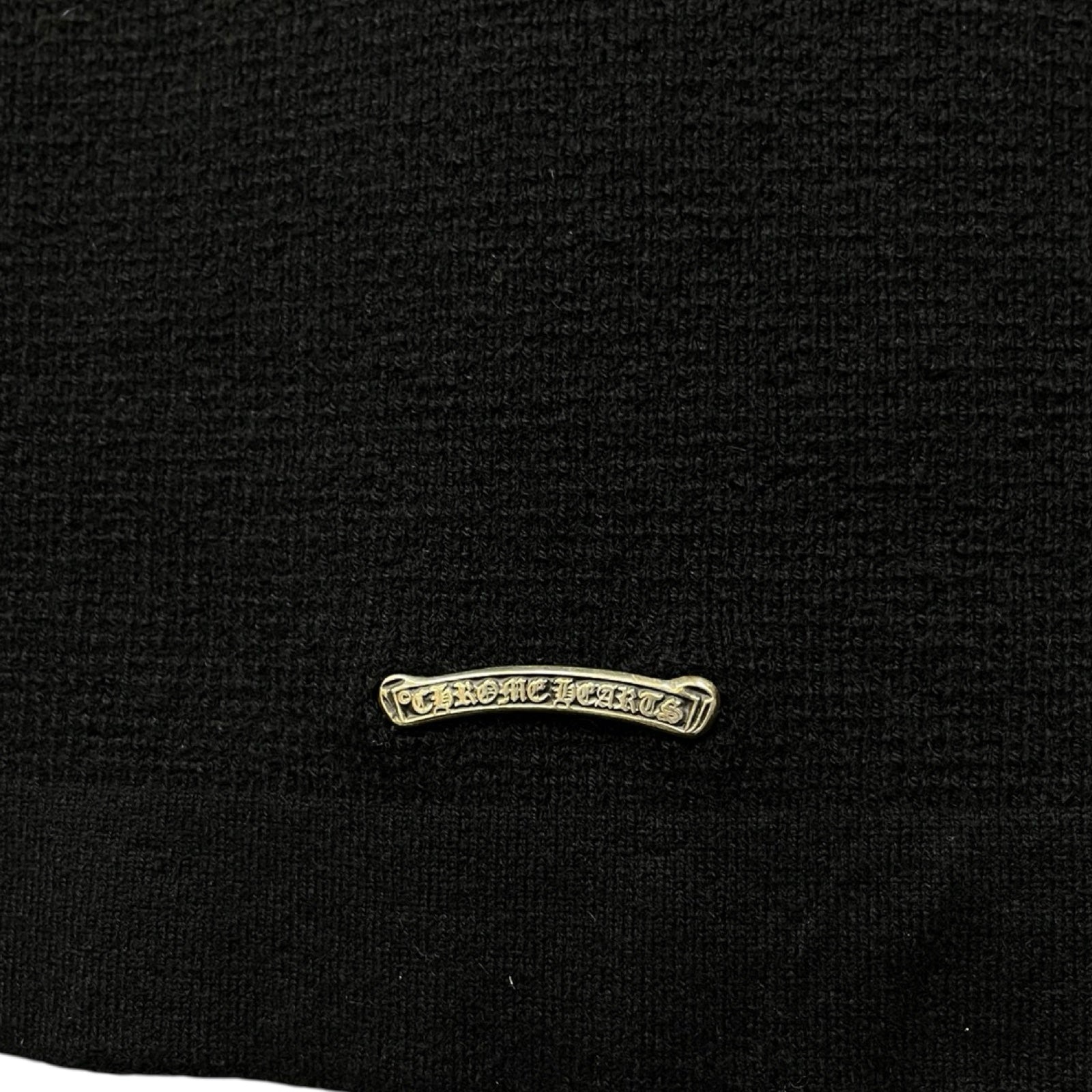 CHROME HEARTS YNOT Vine Dagger Embroidery Cashmere Sweater Size M