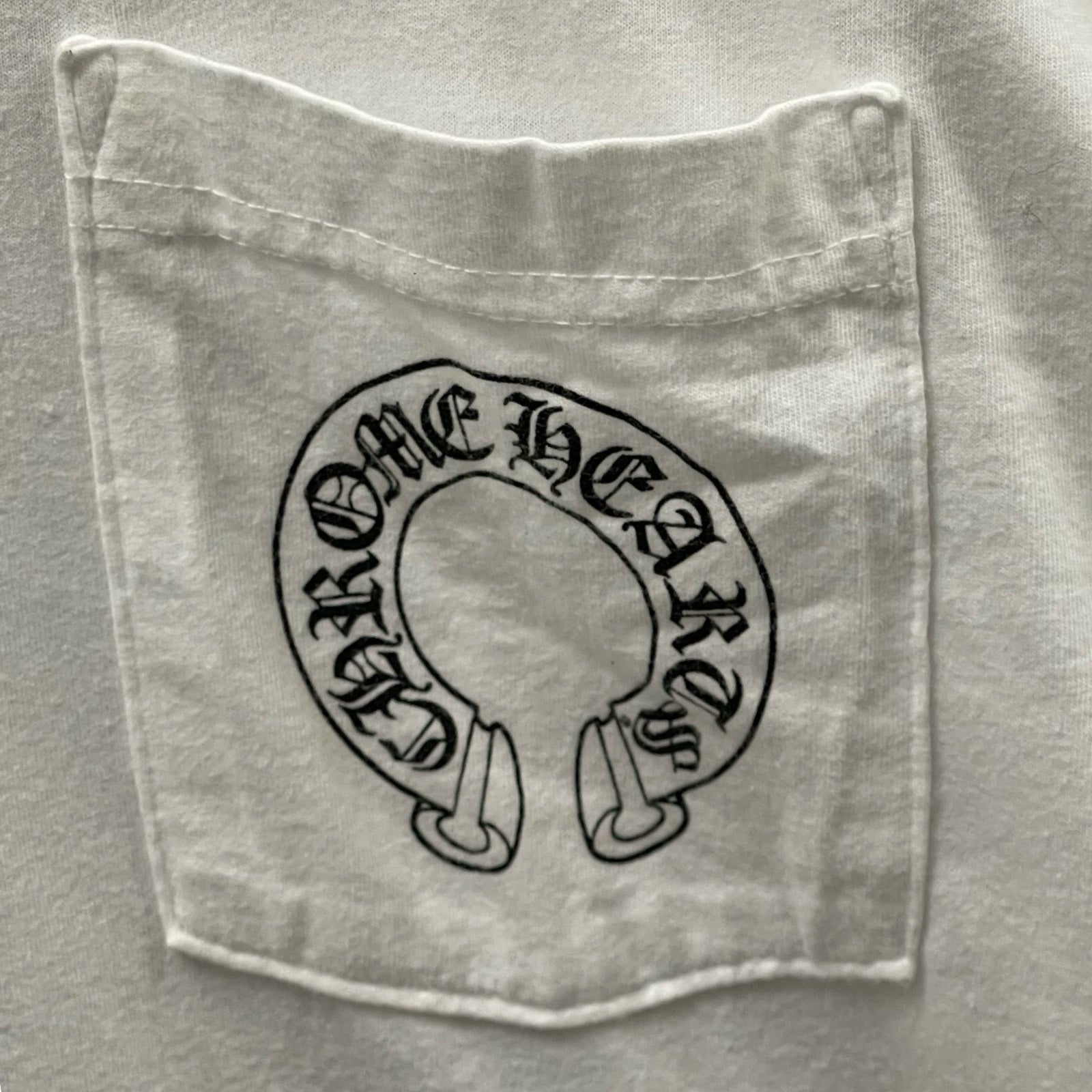 CHROME HEARTS Floral Cross Horseshoe L/S Tee Size L