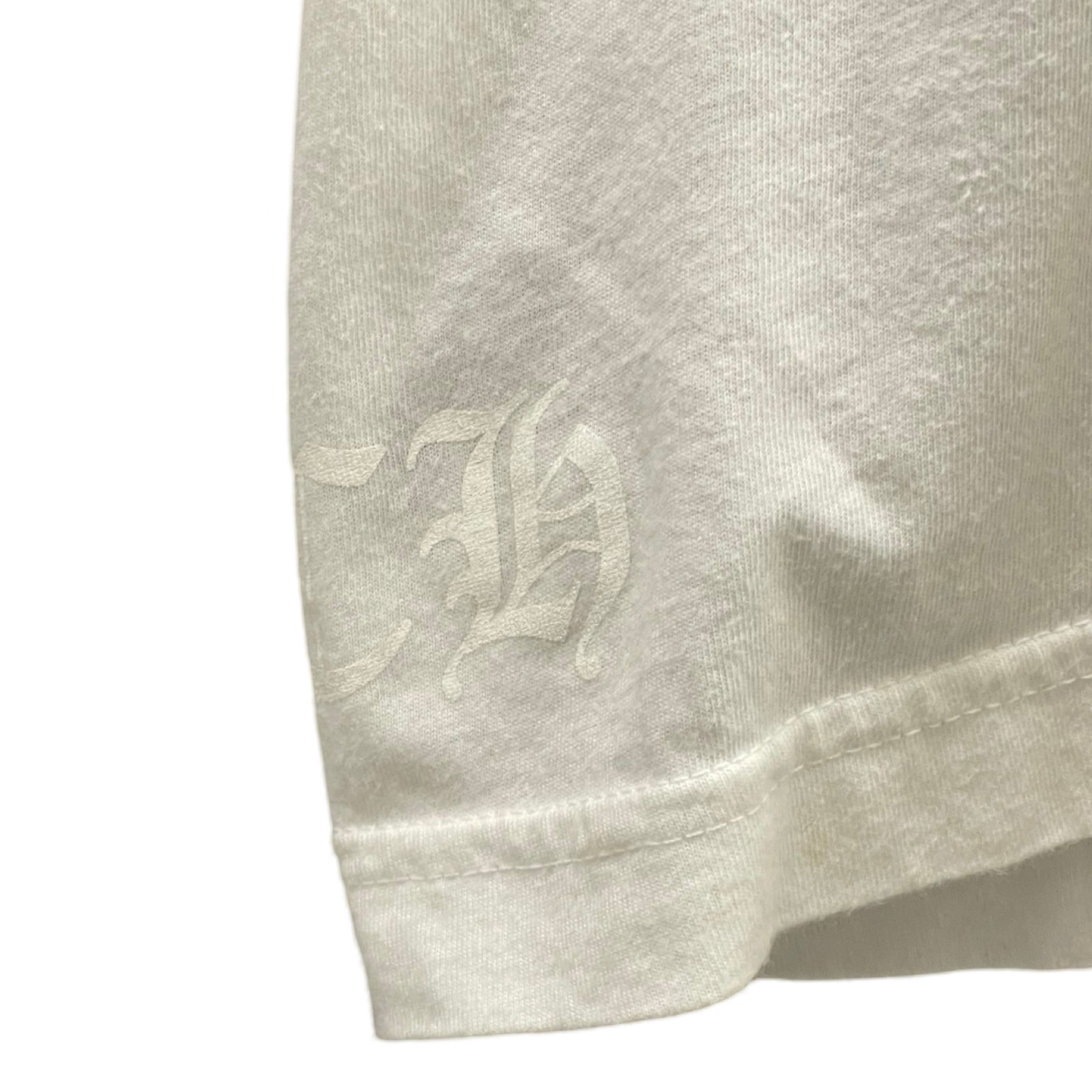 CHROME HEARTS Floral Cross Horseshoe L/S Tee Size L