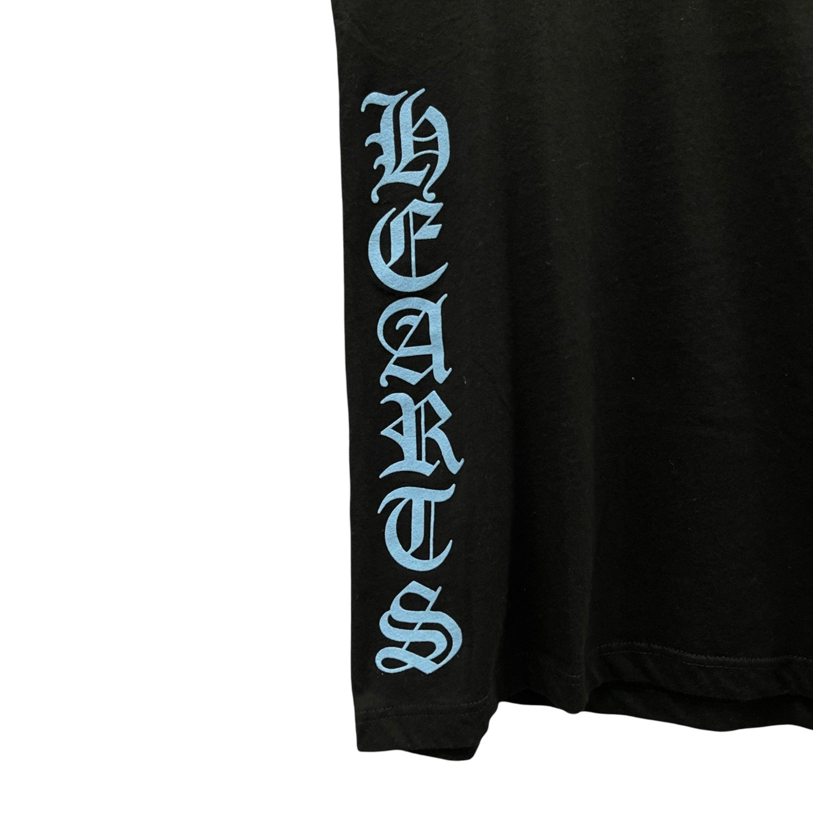 CHROME HEARTS Ladies Blue Logo Tee