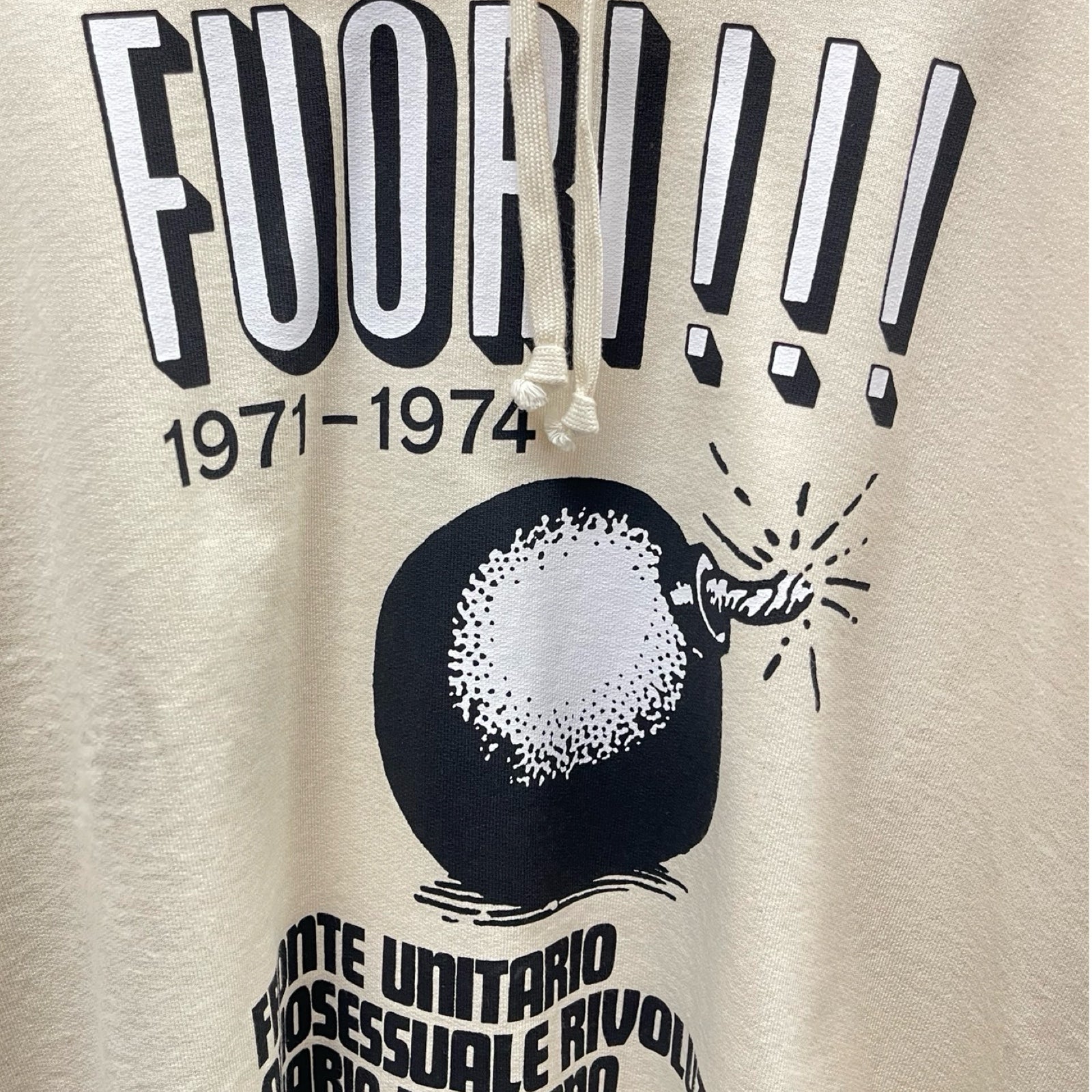 GUCCI 2023SS Fuori!!! Alessandro Michele Pullover Hoodie 721427 XJFL7 Size XL