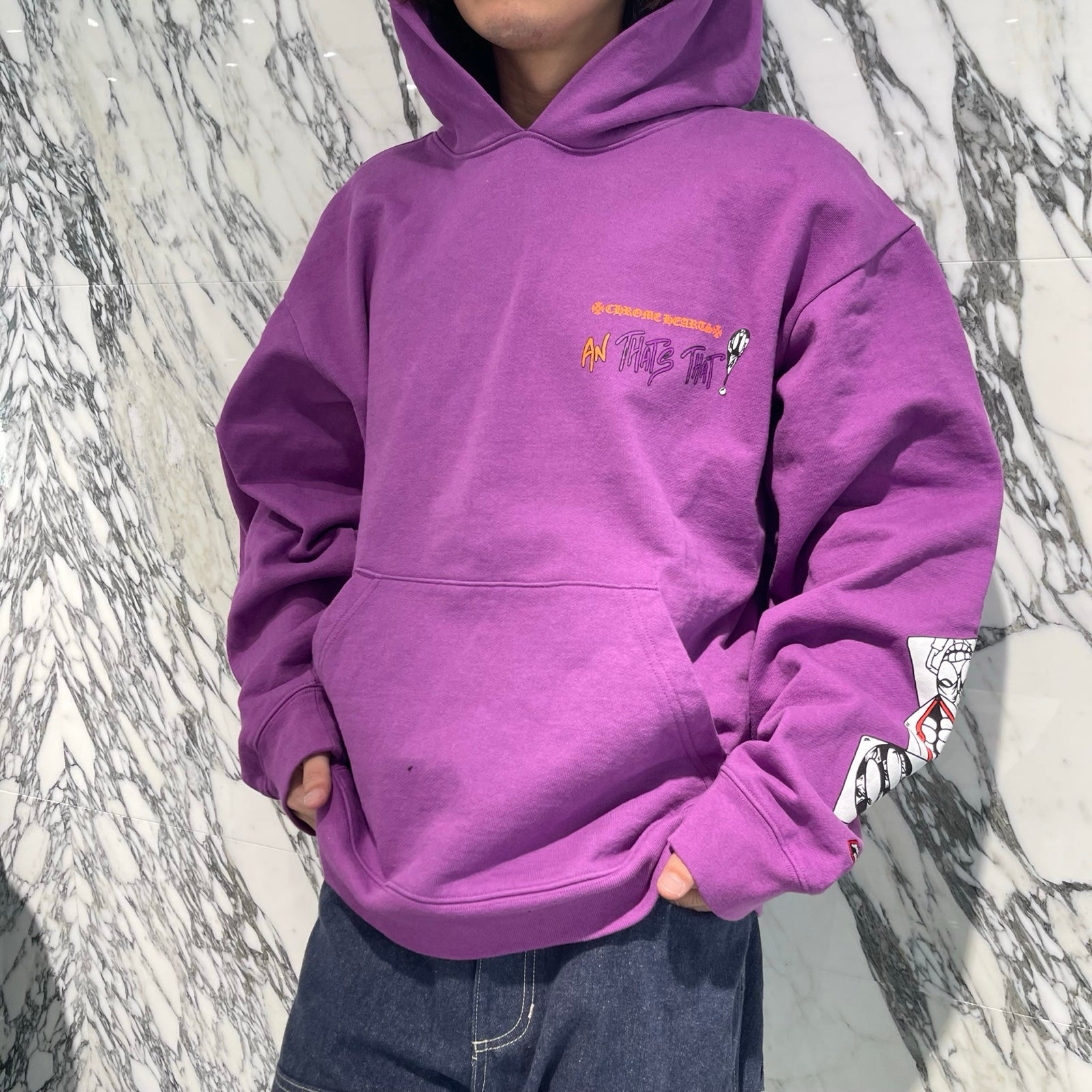 CHROME HEARTS× MATTY BOY 2024AW "I WANT MORE NOT LESS" Pullover Hoodie Size M クロムハーツ×マッティボーイ "アイウォントレス" プルオーバーフーディ サイズM