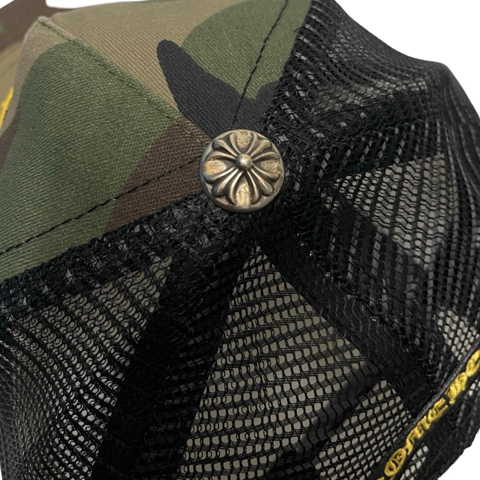 CHROME HEARTS Yellow CH Plus Trucker Cap Size ONE SIZE（53-60）