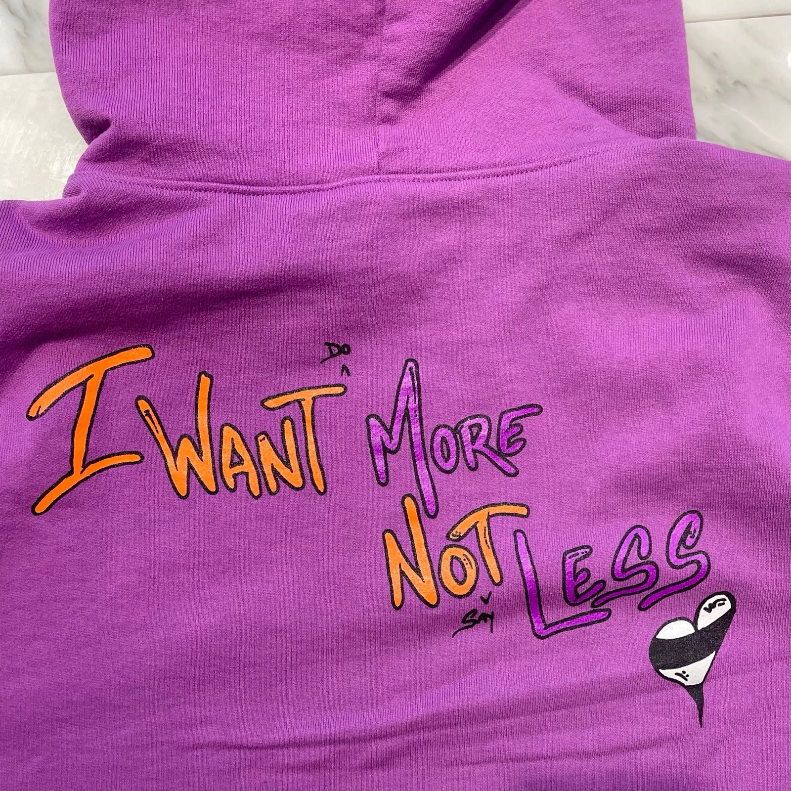 CHROME HEARTS × MATTY BOY 2024AW "I WANT MORE NOT LESS" Pullover Hoodie Size XL クロムハーツ × マッティボーイ "アイウォントレス" プルオーバーフーディ サイズXL