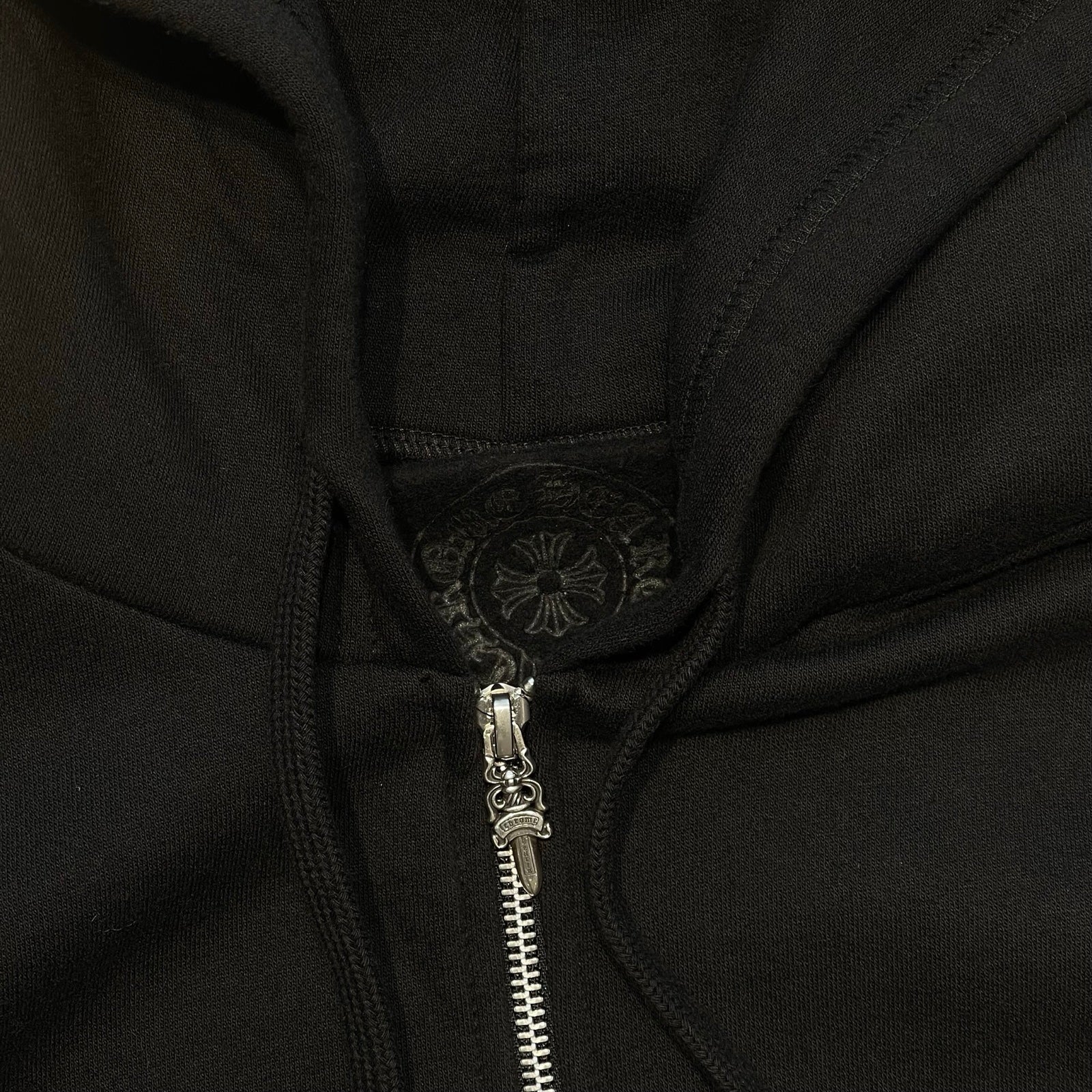 クロムハーツ バックアーチ ジップ アップ パーカー フーディー CHROME HEARTS Back Arch USA Logo Zip Up Hoodie Size XXL
