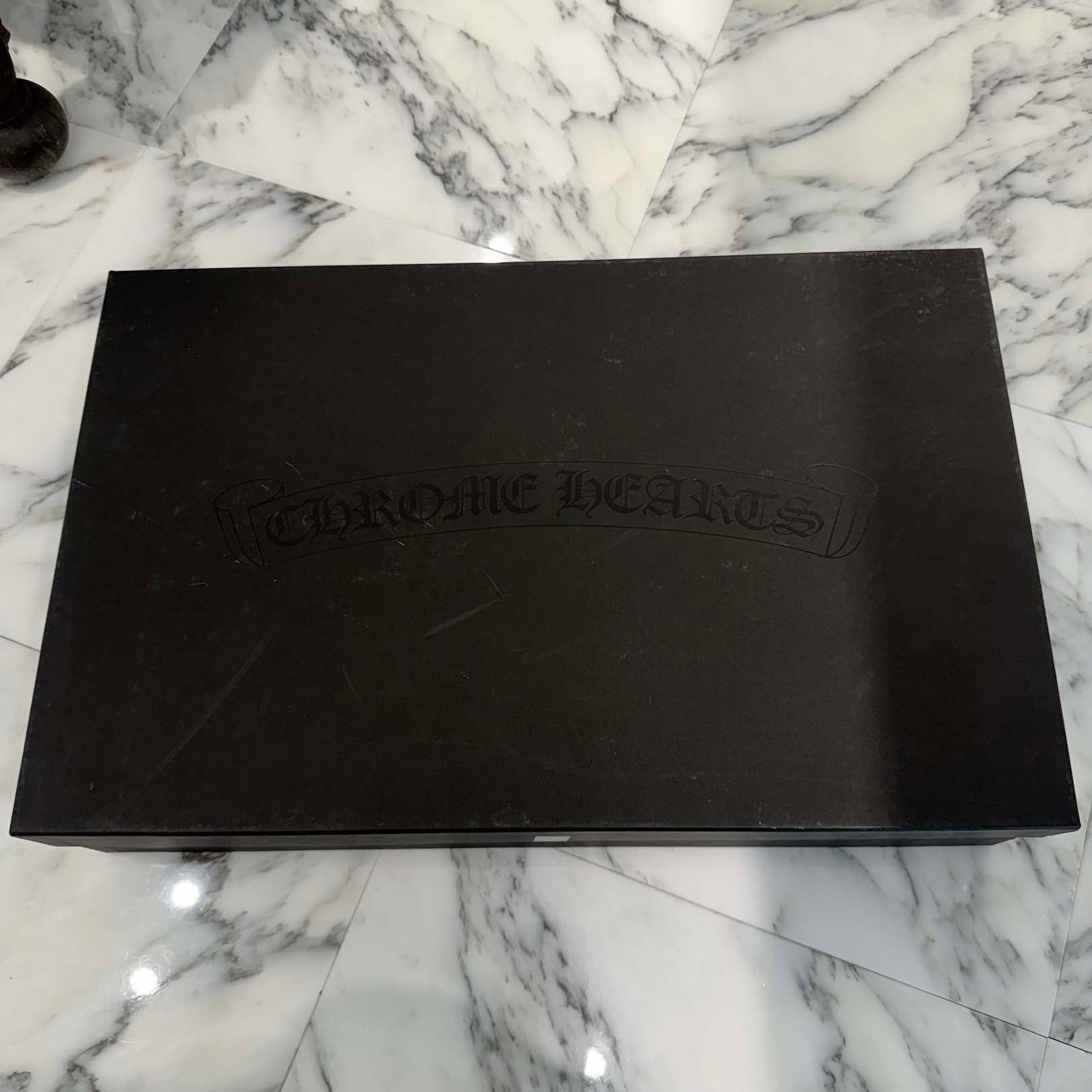 CHROME HEARTS SUGER JONES Triple Cross Suede Leather Patch Heel boots Size 40(約25.0cm) クロムハーツ シュガージョーンズ トリプルクロス スウェード レザーパッチ ヒールブーツ サイズ40(約25.0cm)