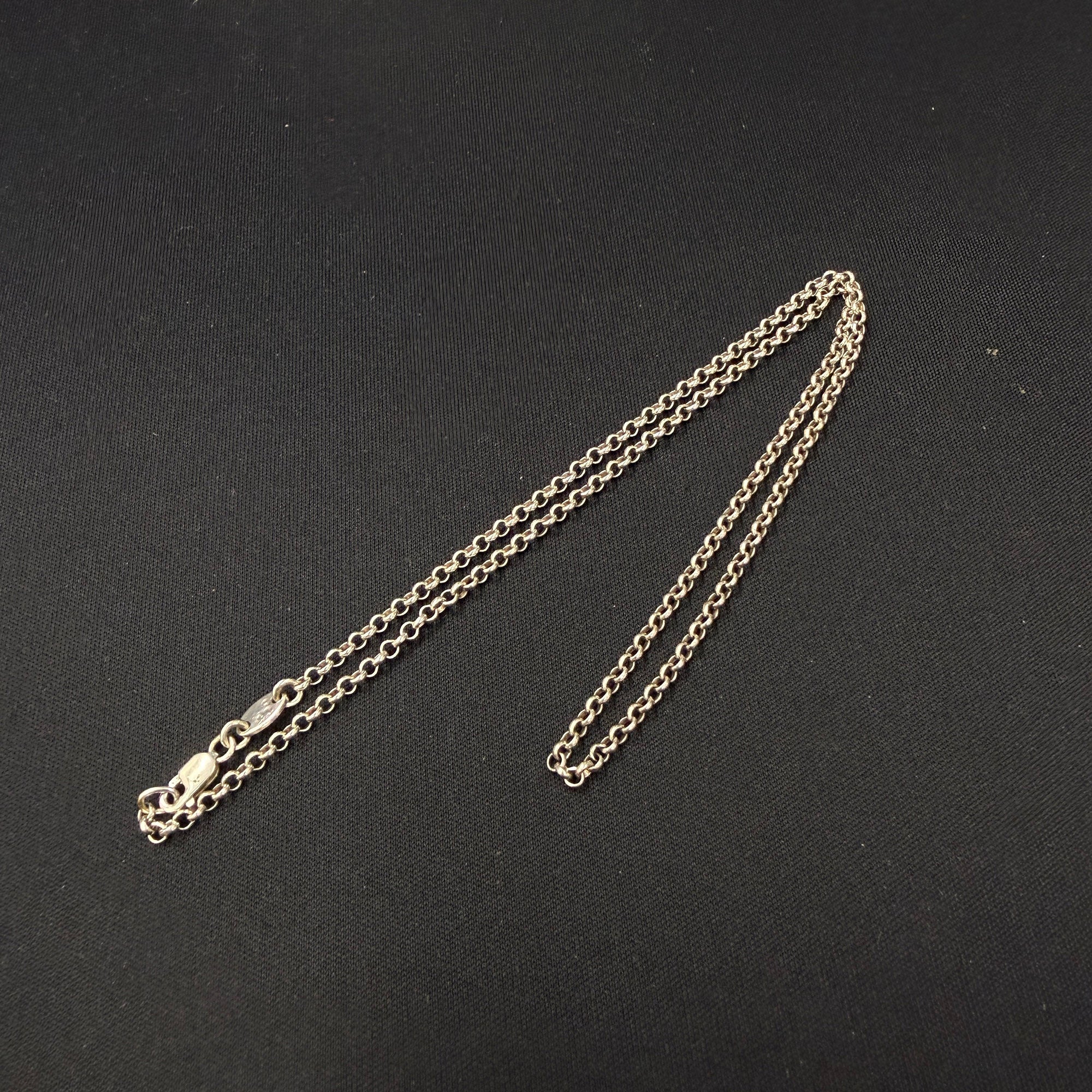 CHROME HEARTS Roll Chain Necklace Size 16 Inch クロムハーツ ロールチェーン ネックレス サイズ16インチ