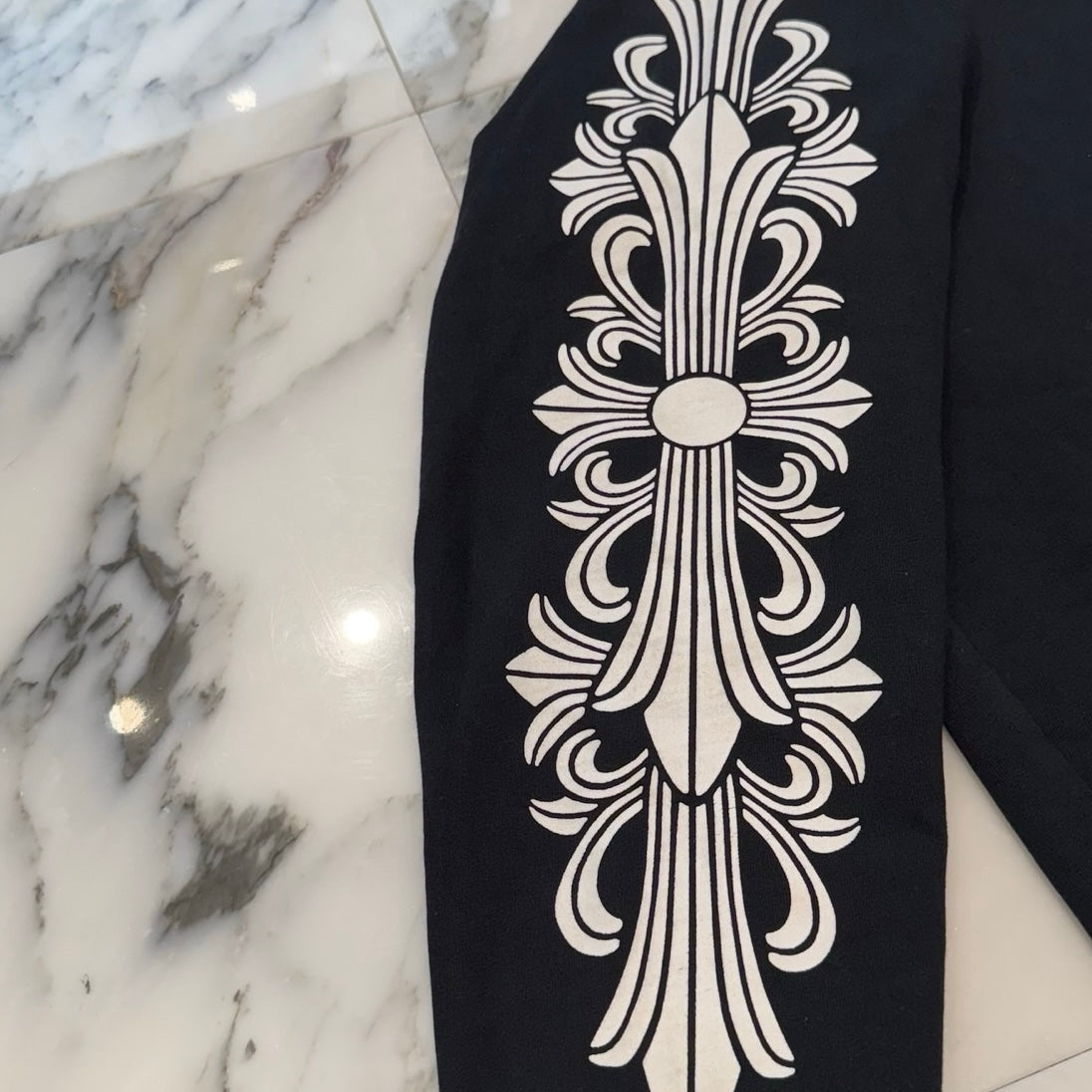 CHROME HEARTS × The Rolling Stones Lip＆Tongue Horseshoe Zip Up Hoodie Size S クロムハーツ × ザローリングストーンズ リップアンドタン ホースシュー ジップアップフーディ サイズS