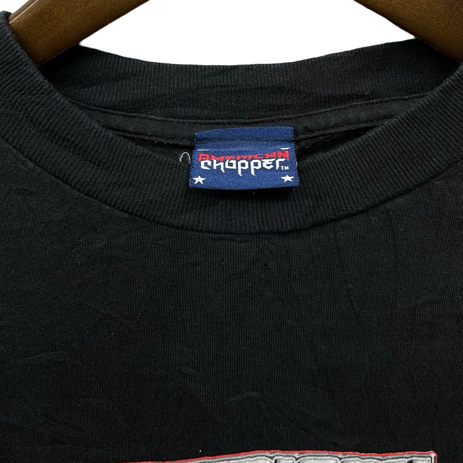 Vintage 00’s AMERICAN CHOPPER Flame Bike L/S Tee