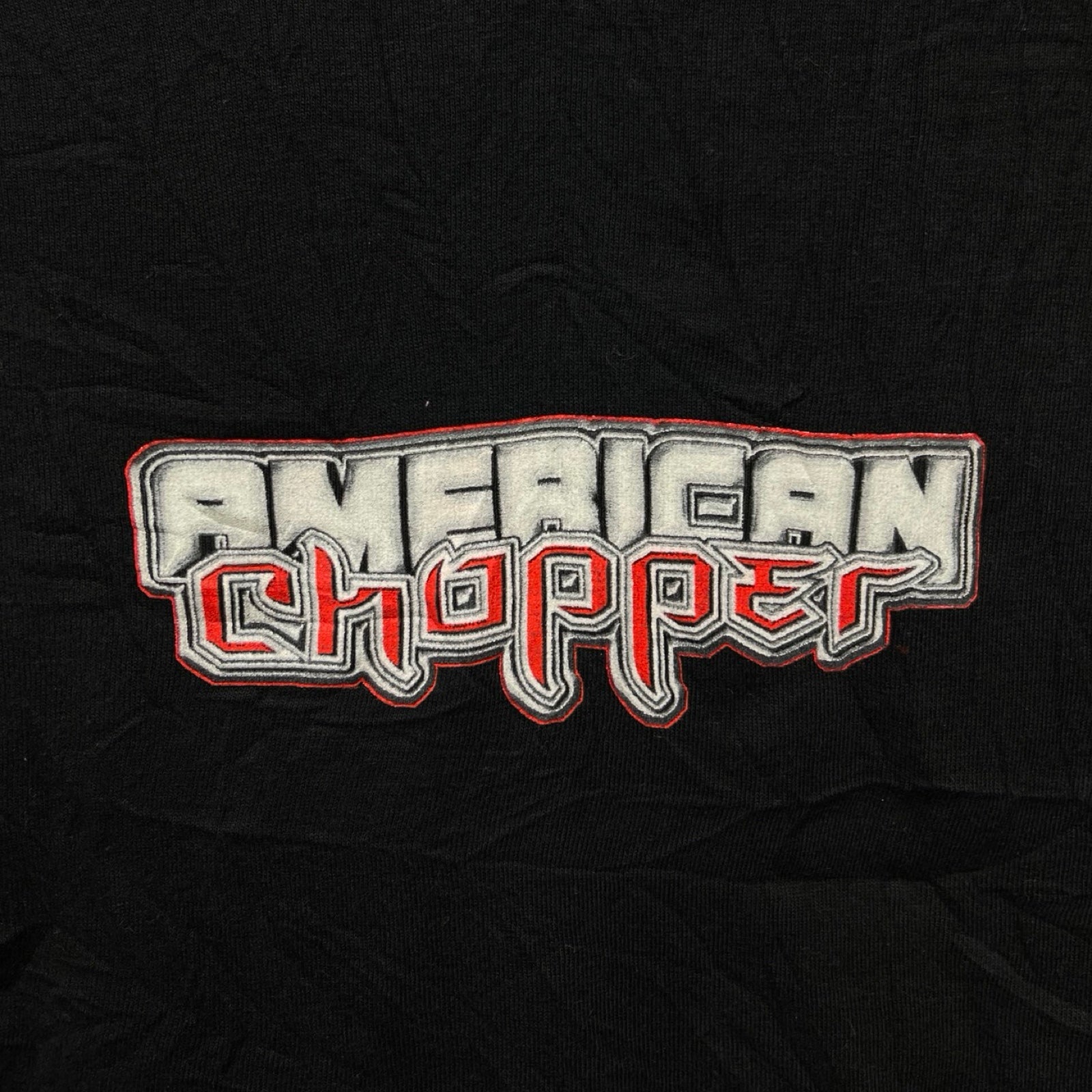 Vintage 00’s AMERICAN CHOPPER Flame Bike L/S Tee