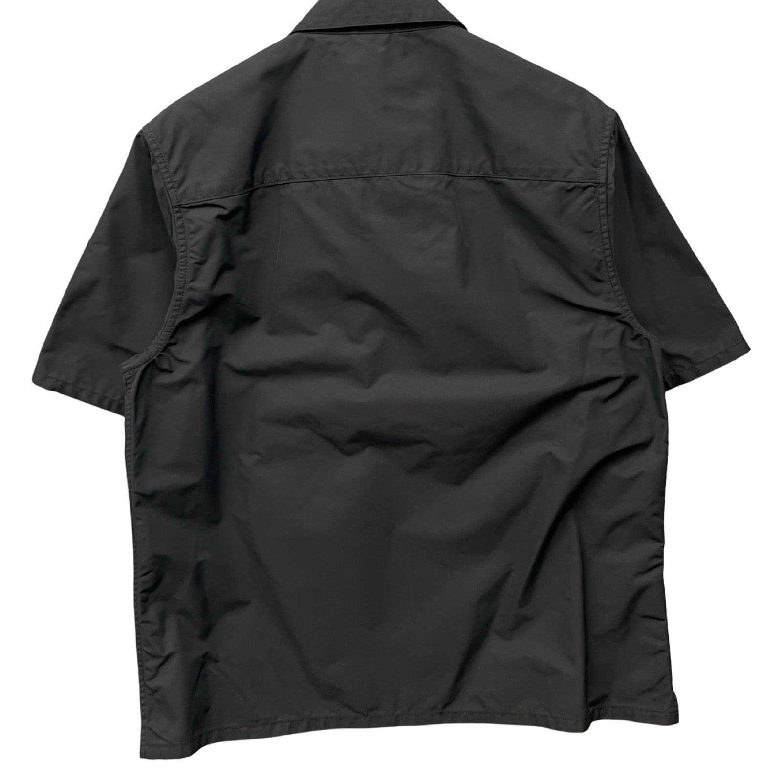 CHROME HEARTS Y NOT Nylon Leather Short Sleeve Jacket Size M