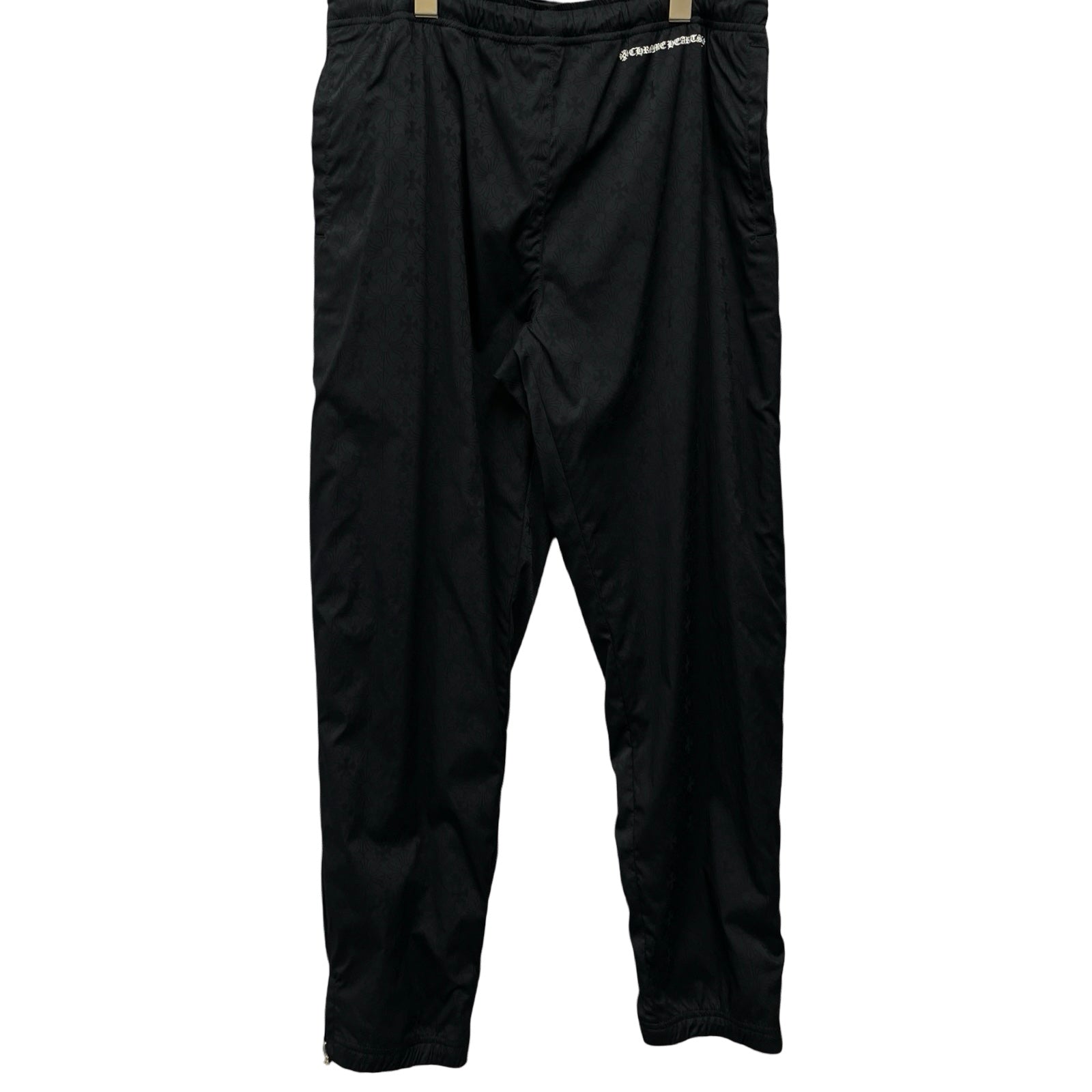 CHROME HEARTS CH Plus Cross Ball Nylon Long Pants Size L