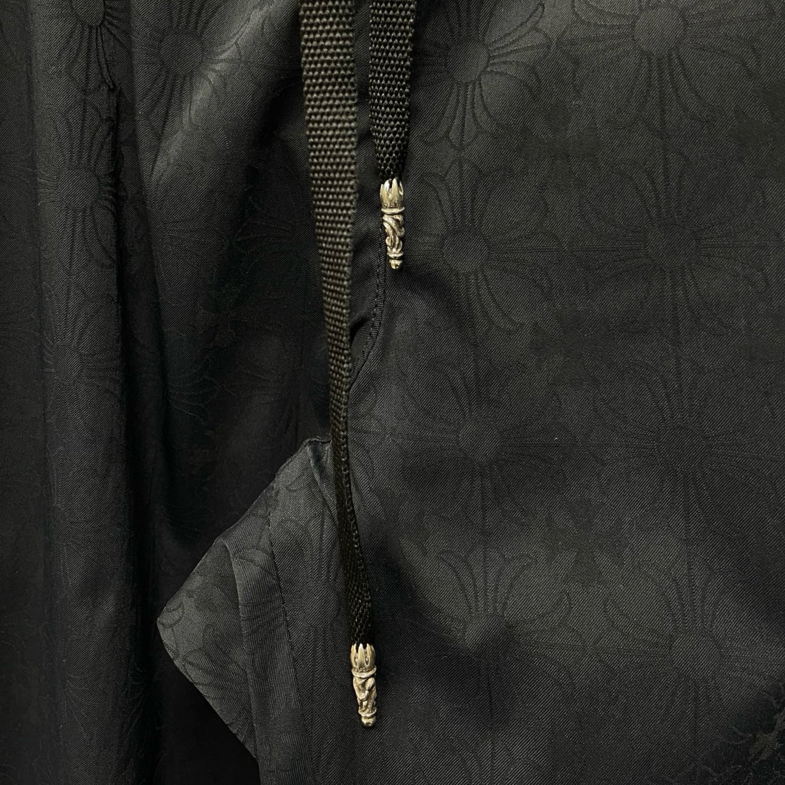 CHROME HEARTS CH Plus Cross Ball Nylon Long Pants Size L