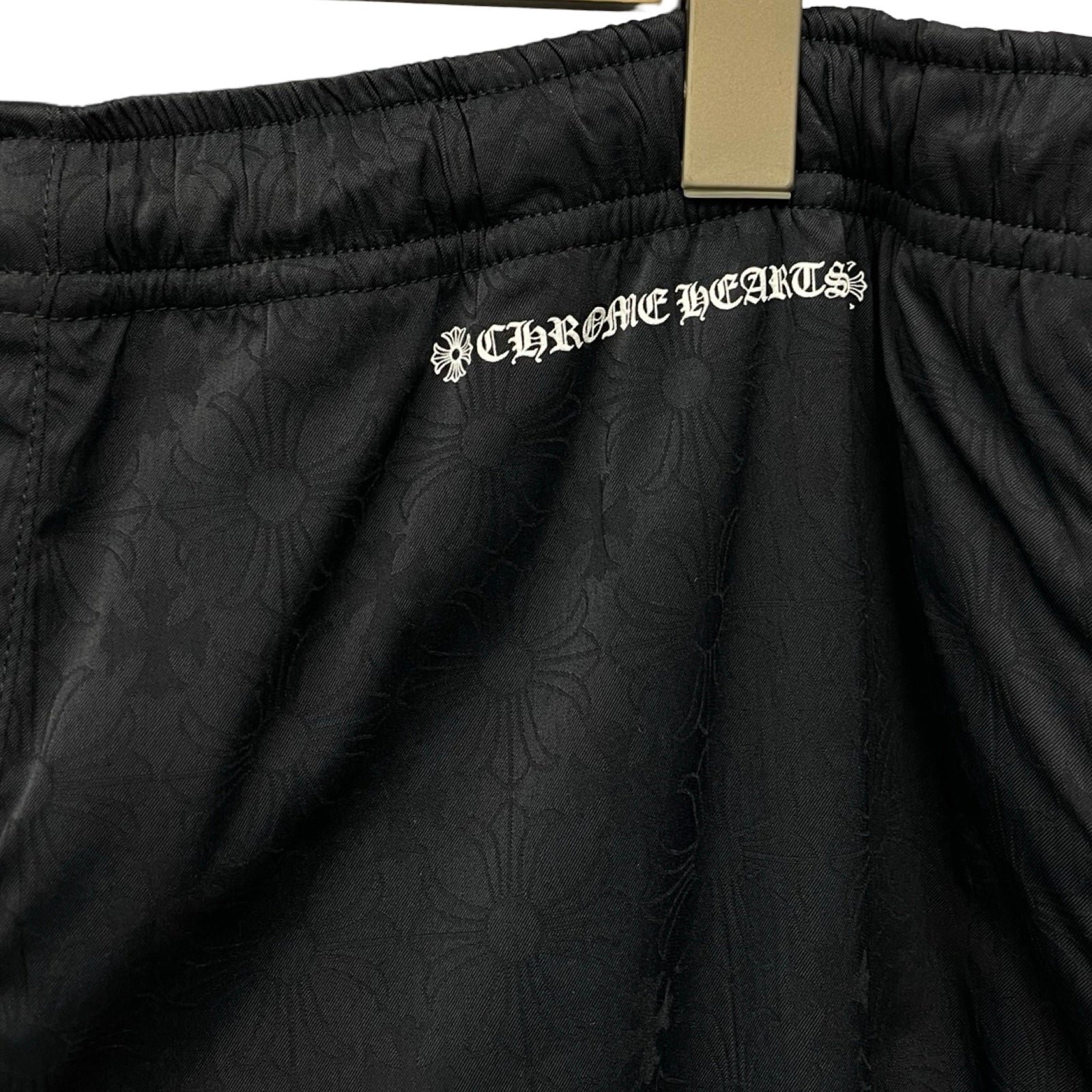 CHROME HEARTS CH Plus Cross Ball Nylon Long Pants Size L
