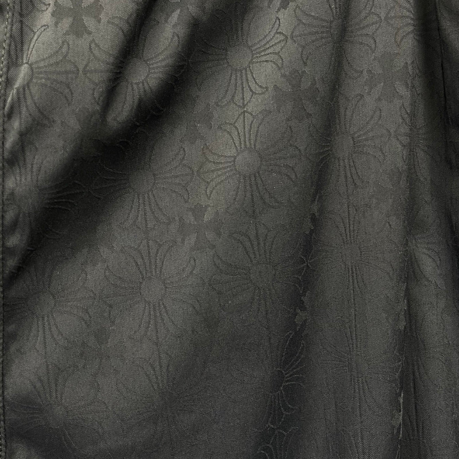 CHROME HEARTS CH Plus Cross Ball Nylon Long Pants Size L