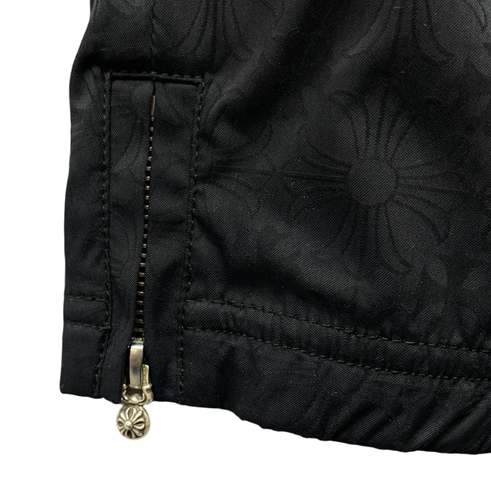 CHROME HEARTS CH Plus Cross Ball Nylon Long Pants Size L