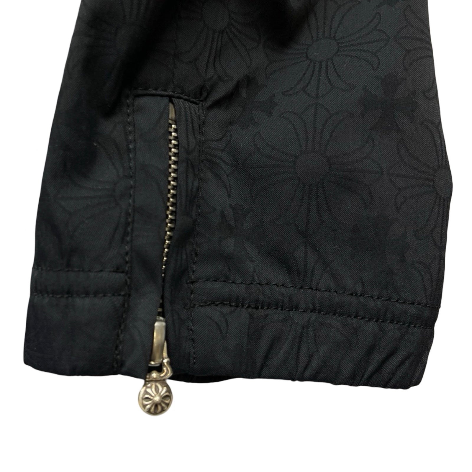 CHROME HEARTS CH Plus Cross Ball Nylon Long Pants Size L