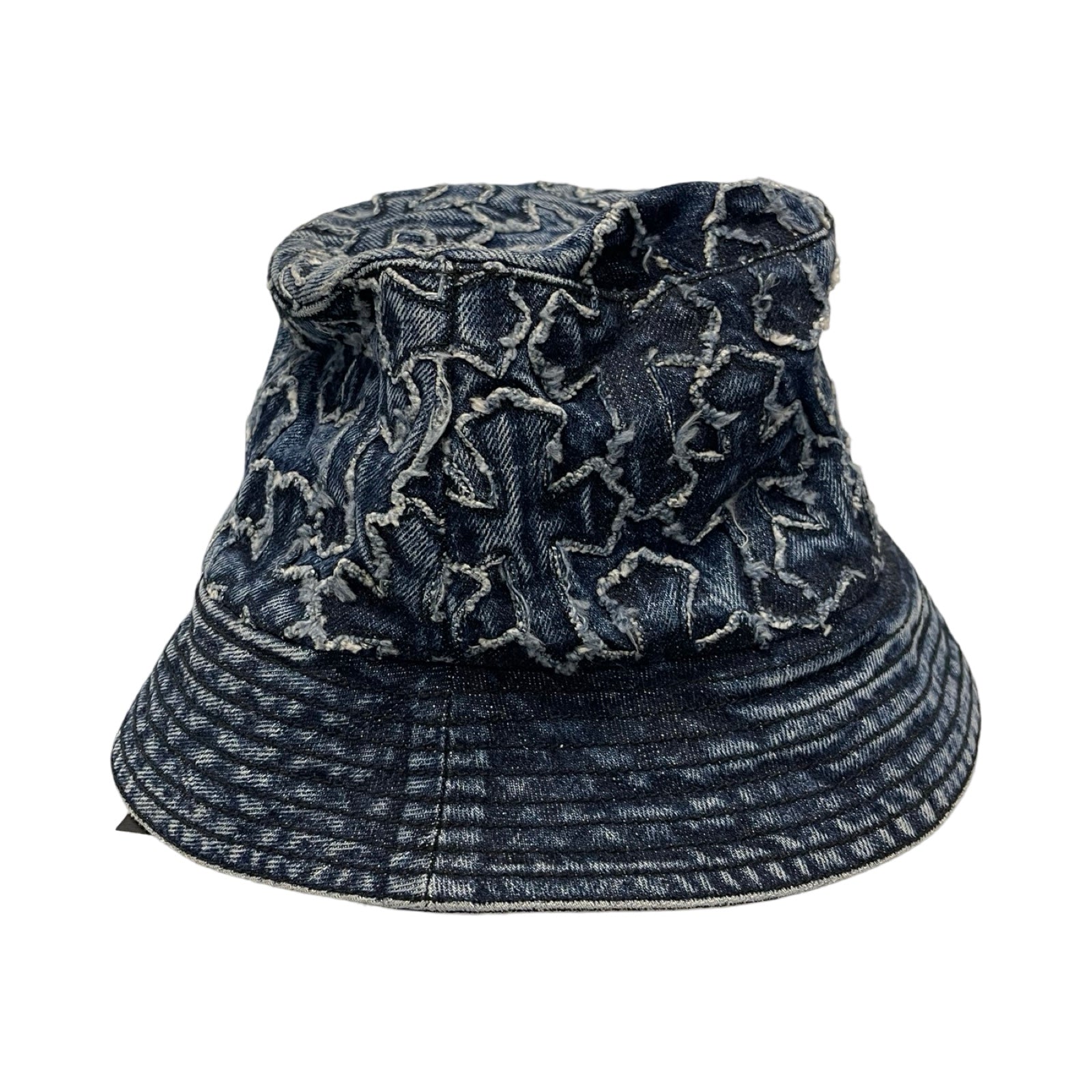 CHROME HEARTS Dagger Cross Patch Denim Bucket Hat Size S（56cm）