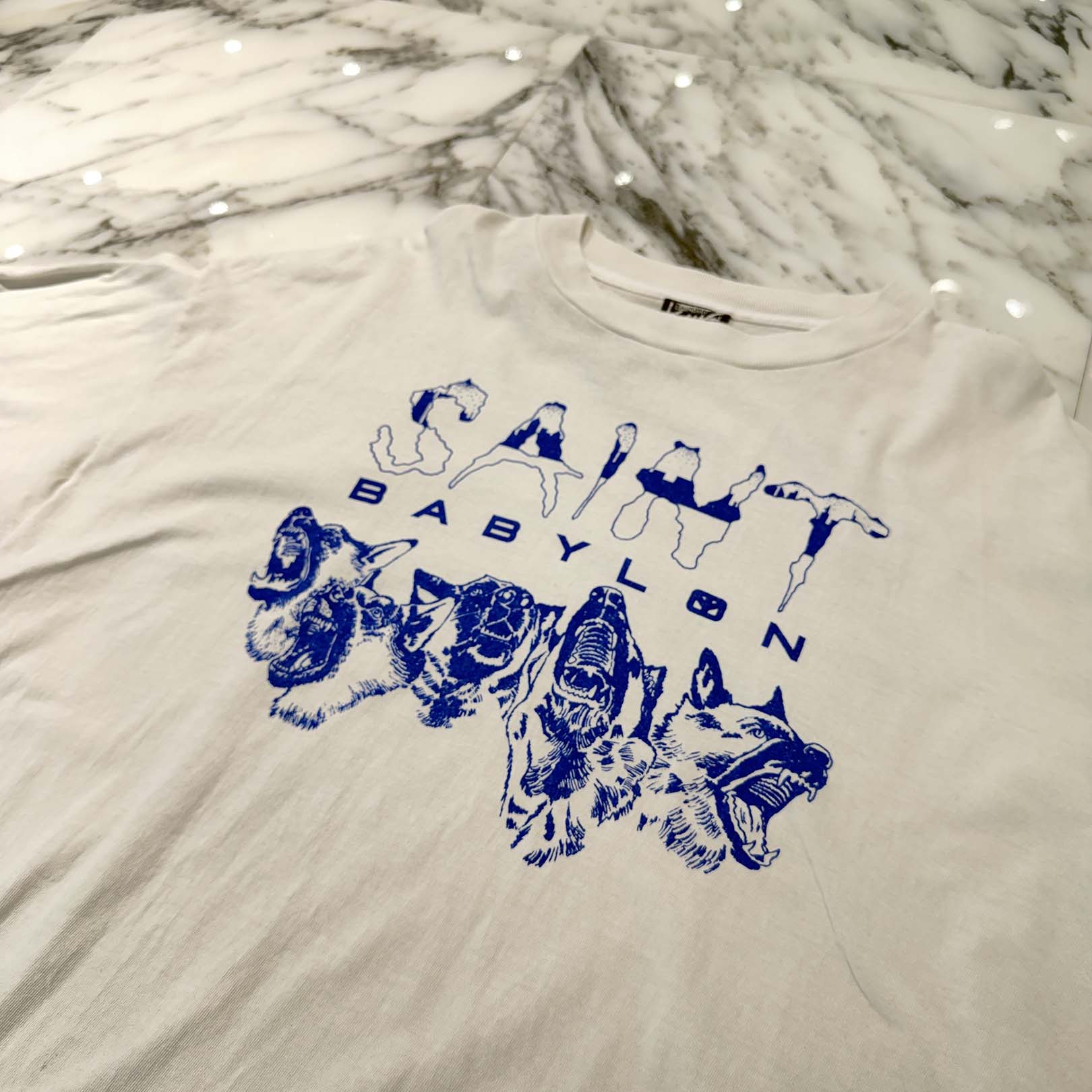 SAINT Mxxxxxx × Babylon 2025AW " SAINT BABYLON " Tee SM-HR1-0000-C48 Size XXL セントマイケル × バビロン " セントバビロン " Tシャツ サイズXXL